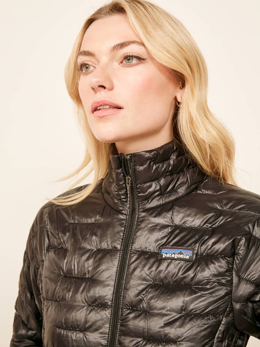 Patagonia black puffy jacket Clearance
