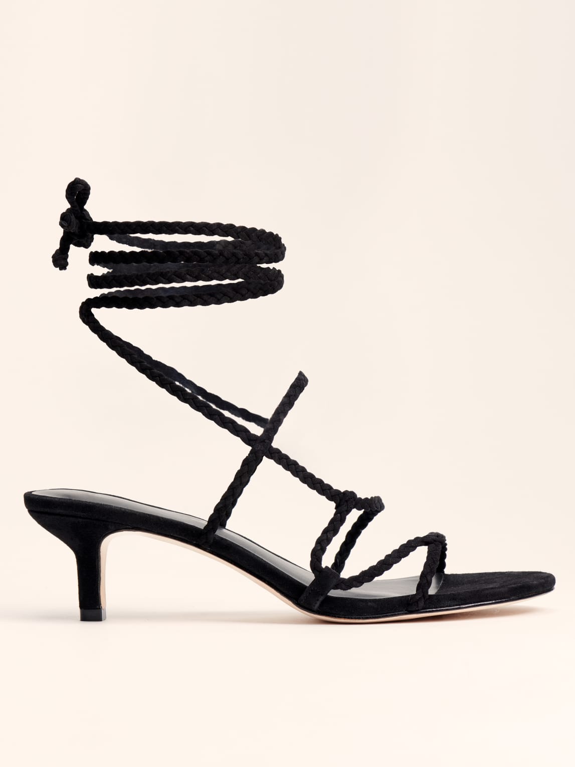 fancy black sandals