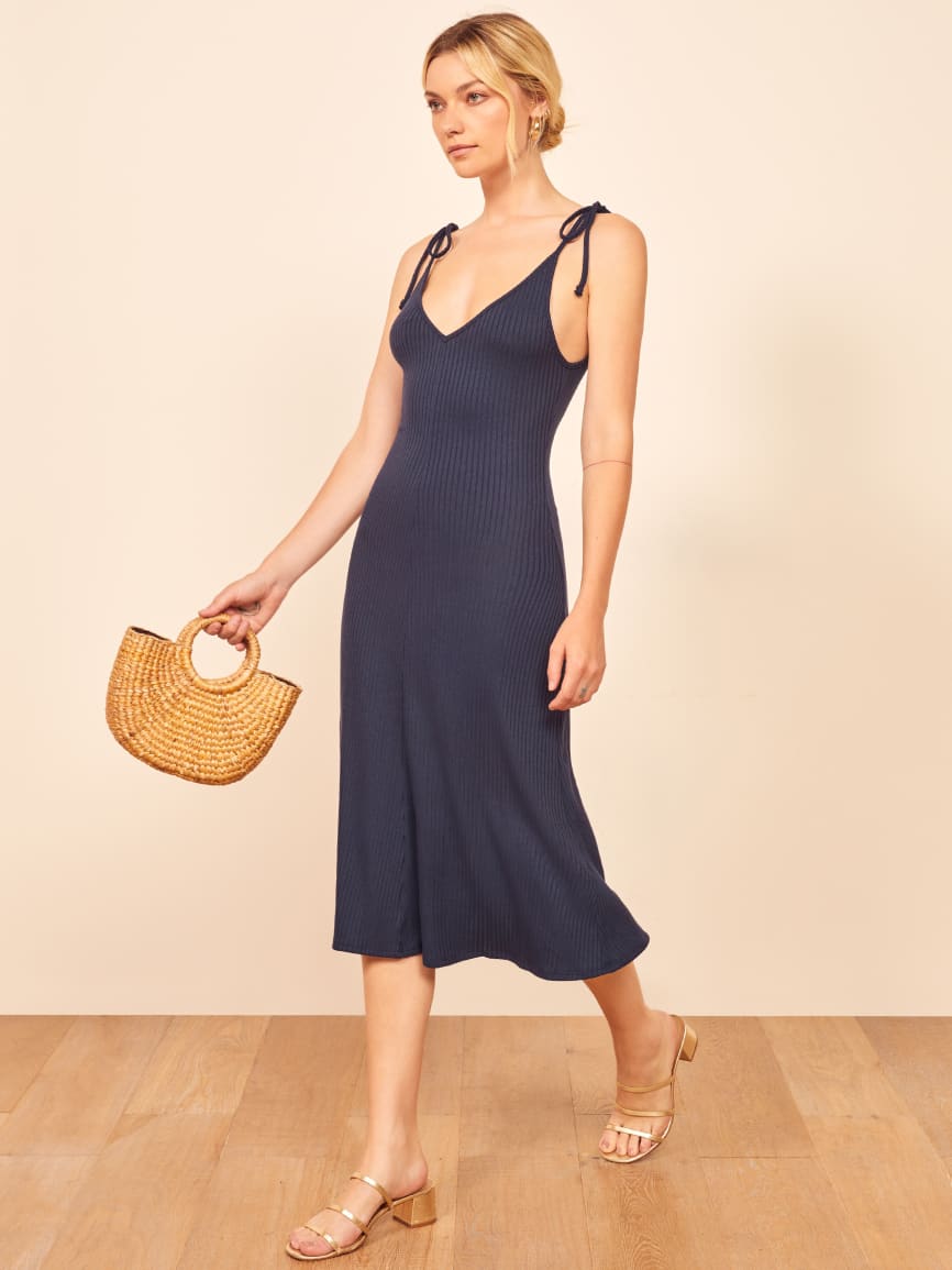 Reformation v neck dress clearance