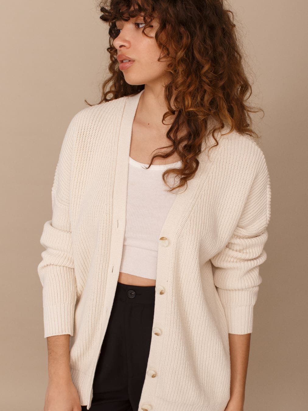 Reformation boyfriend cardigan top