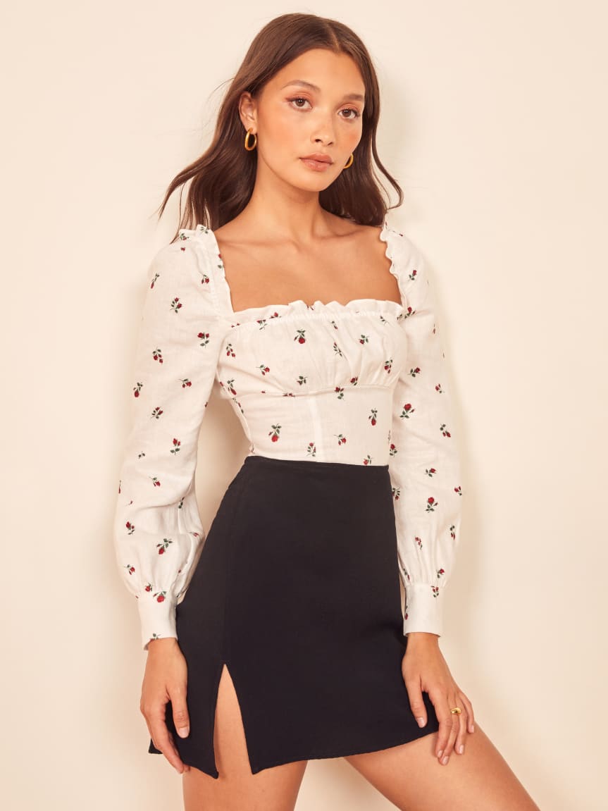 Reformation slit skirt clearance