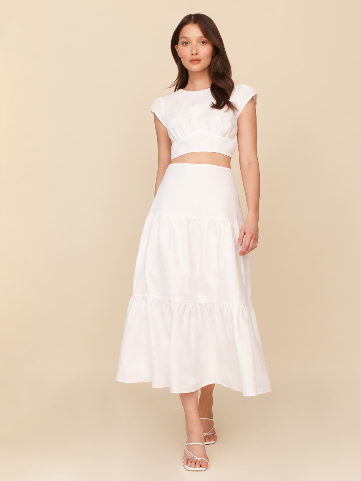 Vega Linen Two Piece - Midi Linen