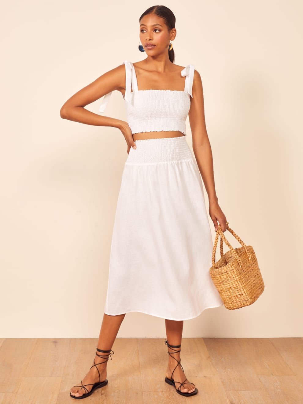 Two piece smocked set clearance