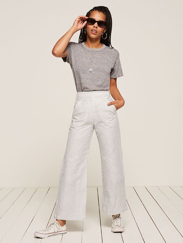 Reformation gingham pants Clearance