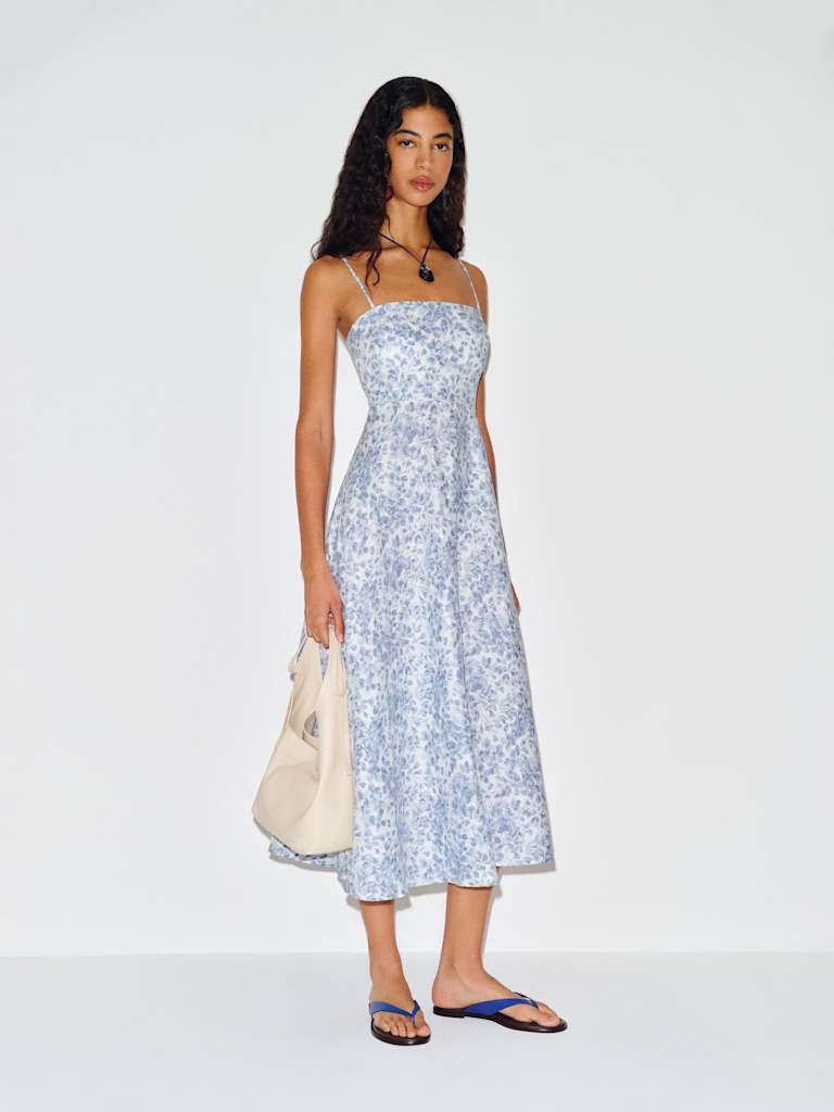 Monette Linen Dress
