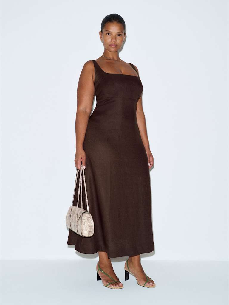 Sabine Linen Dress Es