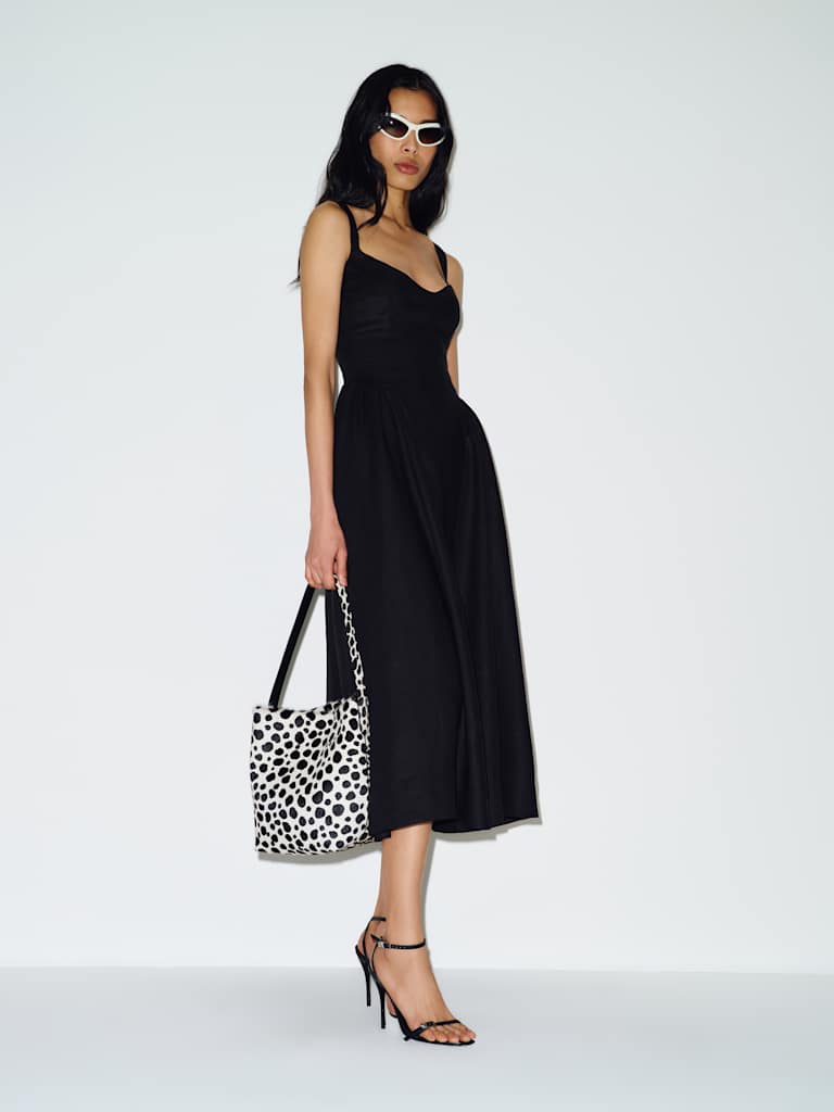 Petites Birdie Linen Dress