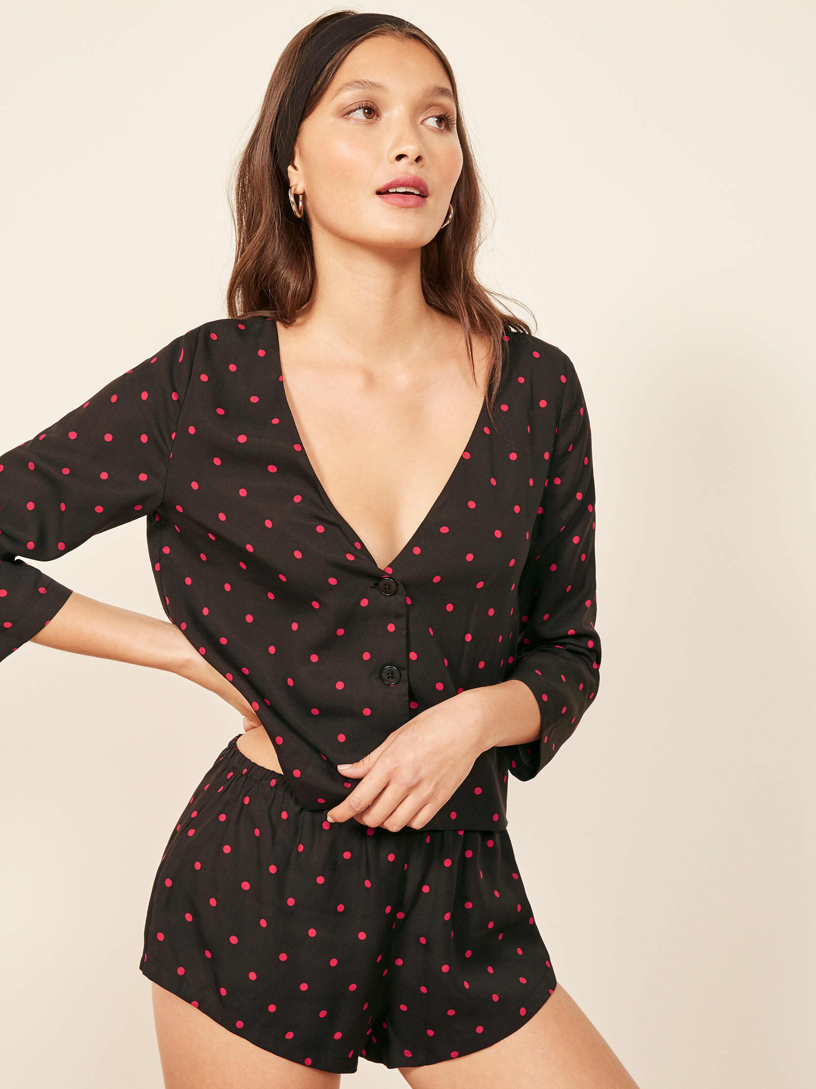 Short Pajama Set Reformation 