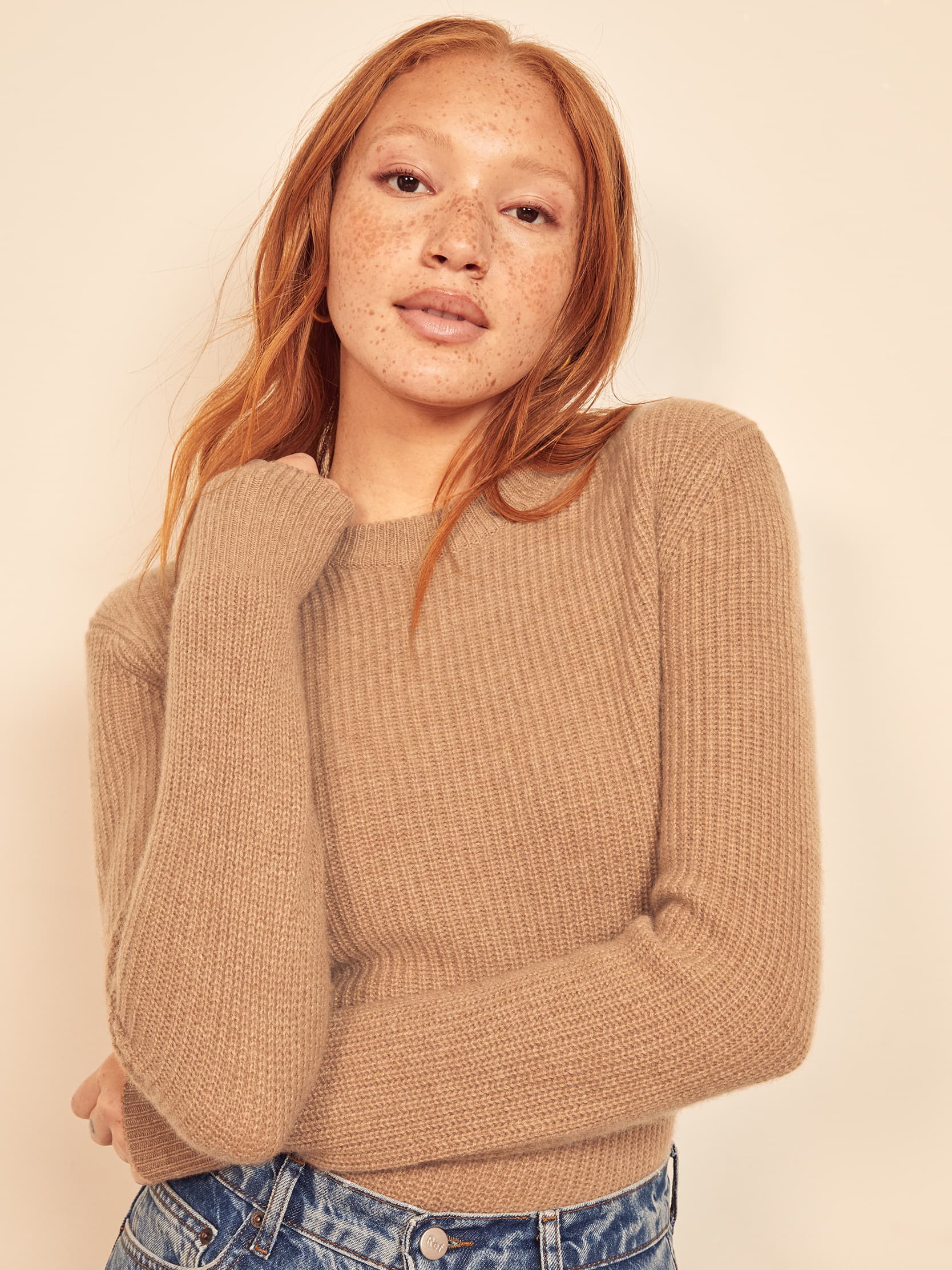 a cashmere sweater