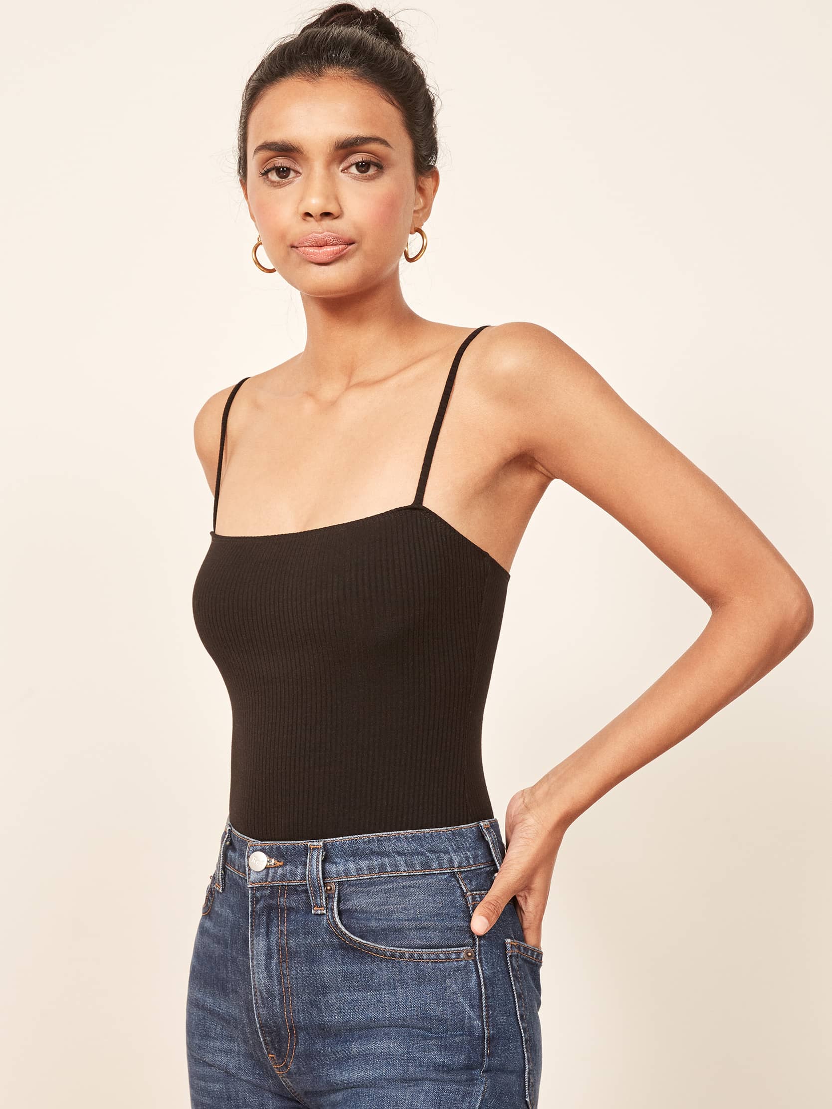Crystal Bodysuit Knit Reformation