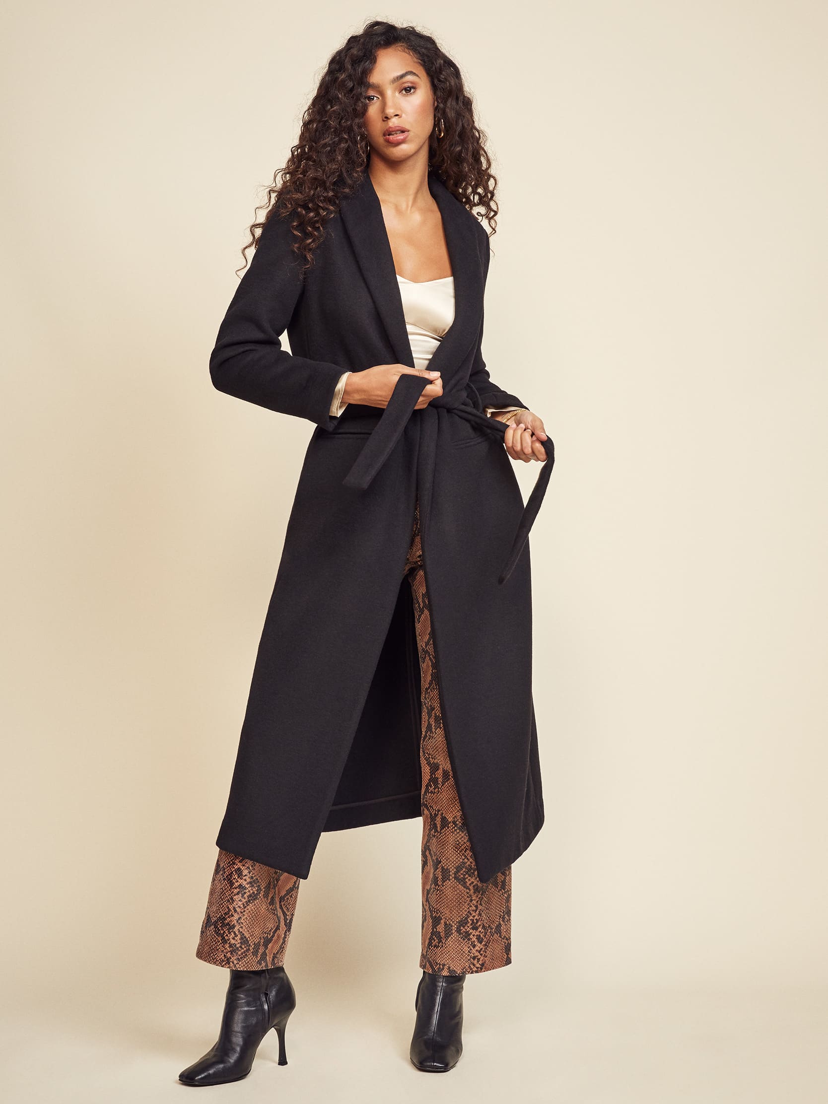 Black Greenwich Coat