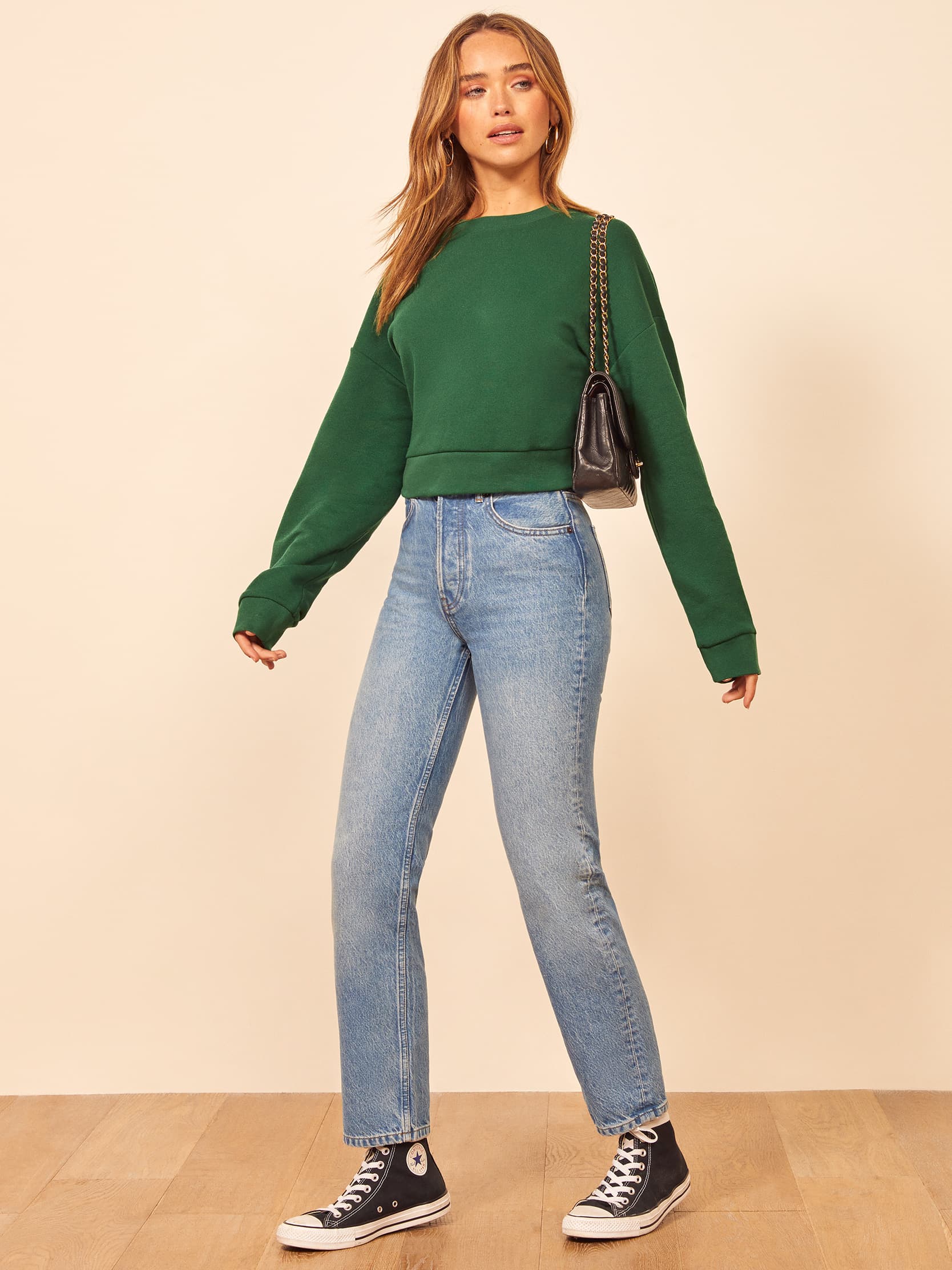 Reformation hunter sweatshirt store