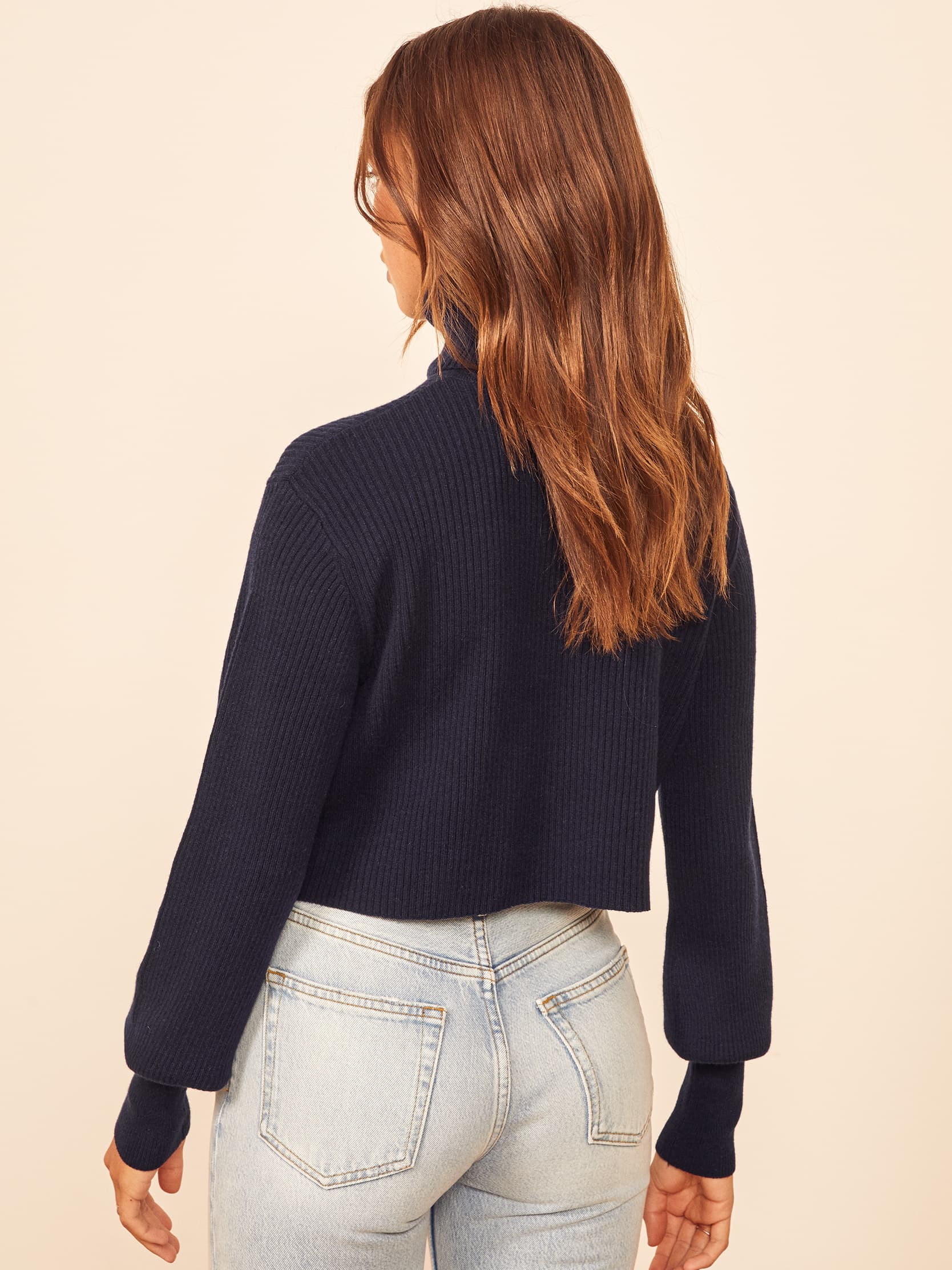 Luisa Cropped Cashmere Sweater Reformation