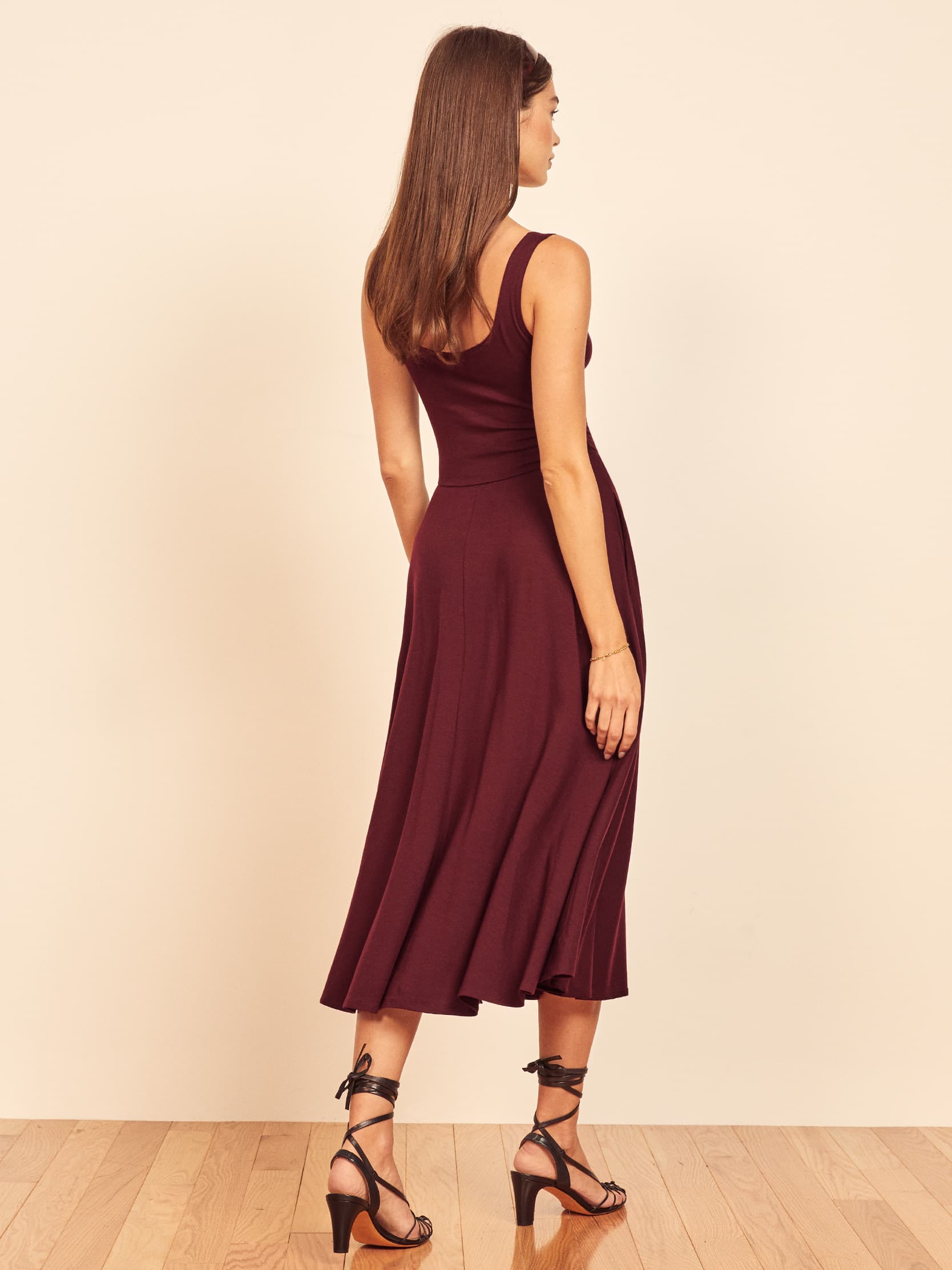 Rou Dress Sleeveless Midi Knit Reformation