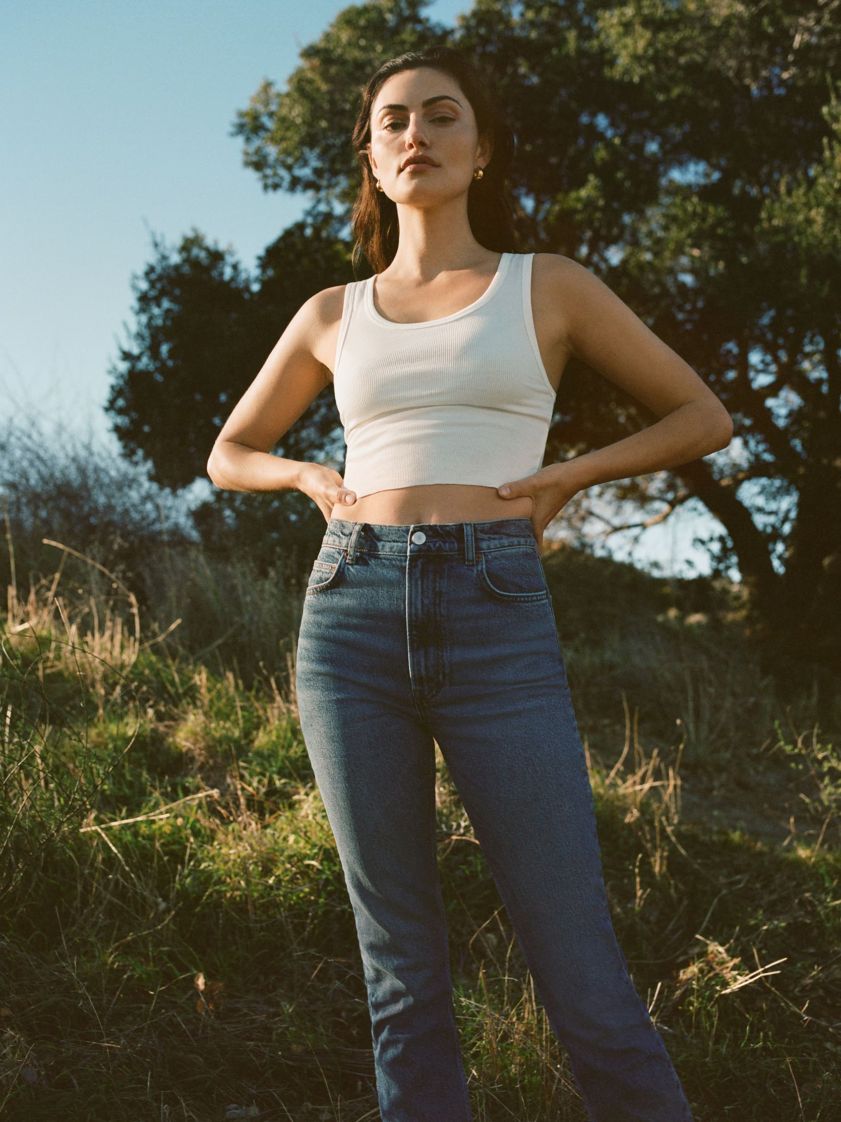 liza ultra high rise straight jeans