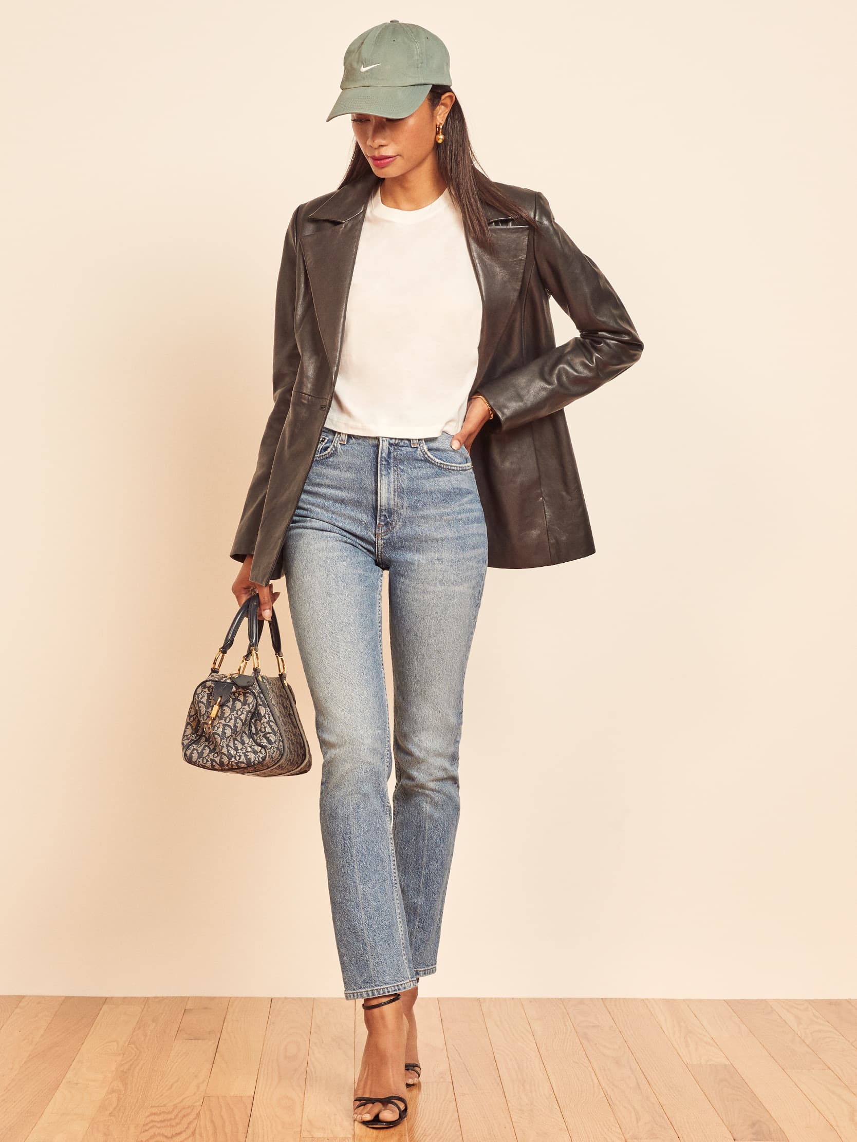 liza ultra high rise straight jeans