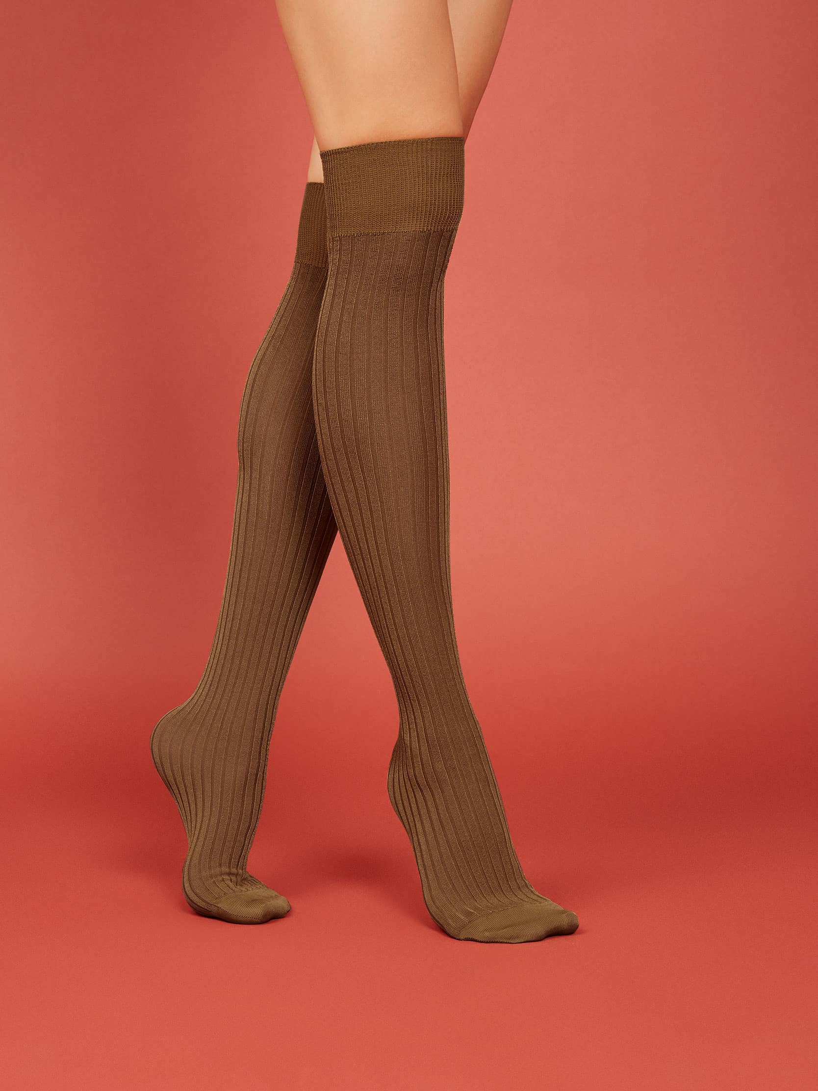 Swedish Stockings Ella Rib Over Knee Reformation