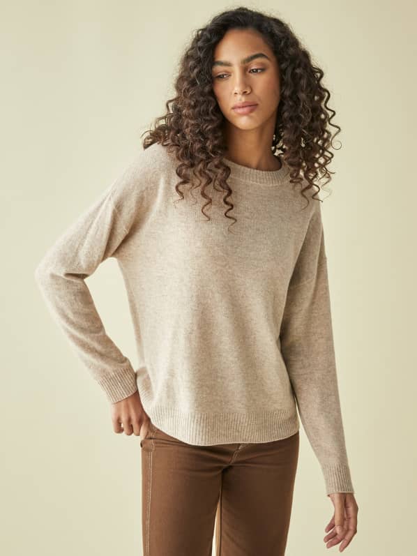 reformation fisherman sweater