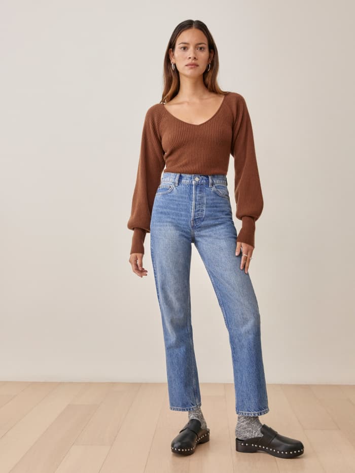 reformation cashmere boyfriend sweater