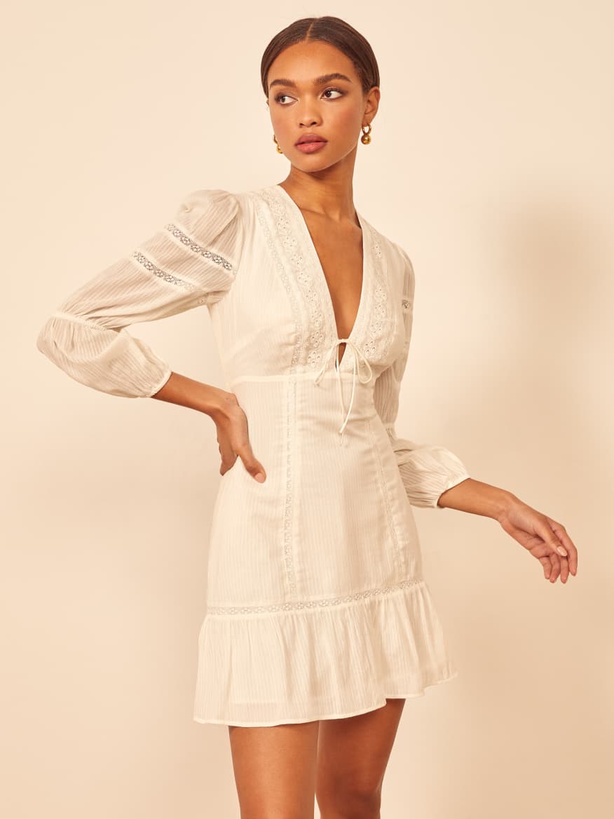 lace dress reformation