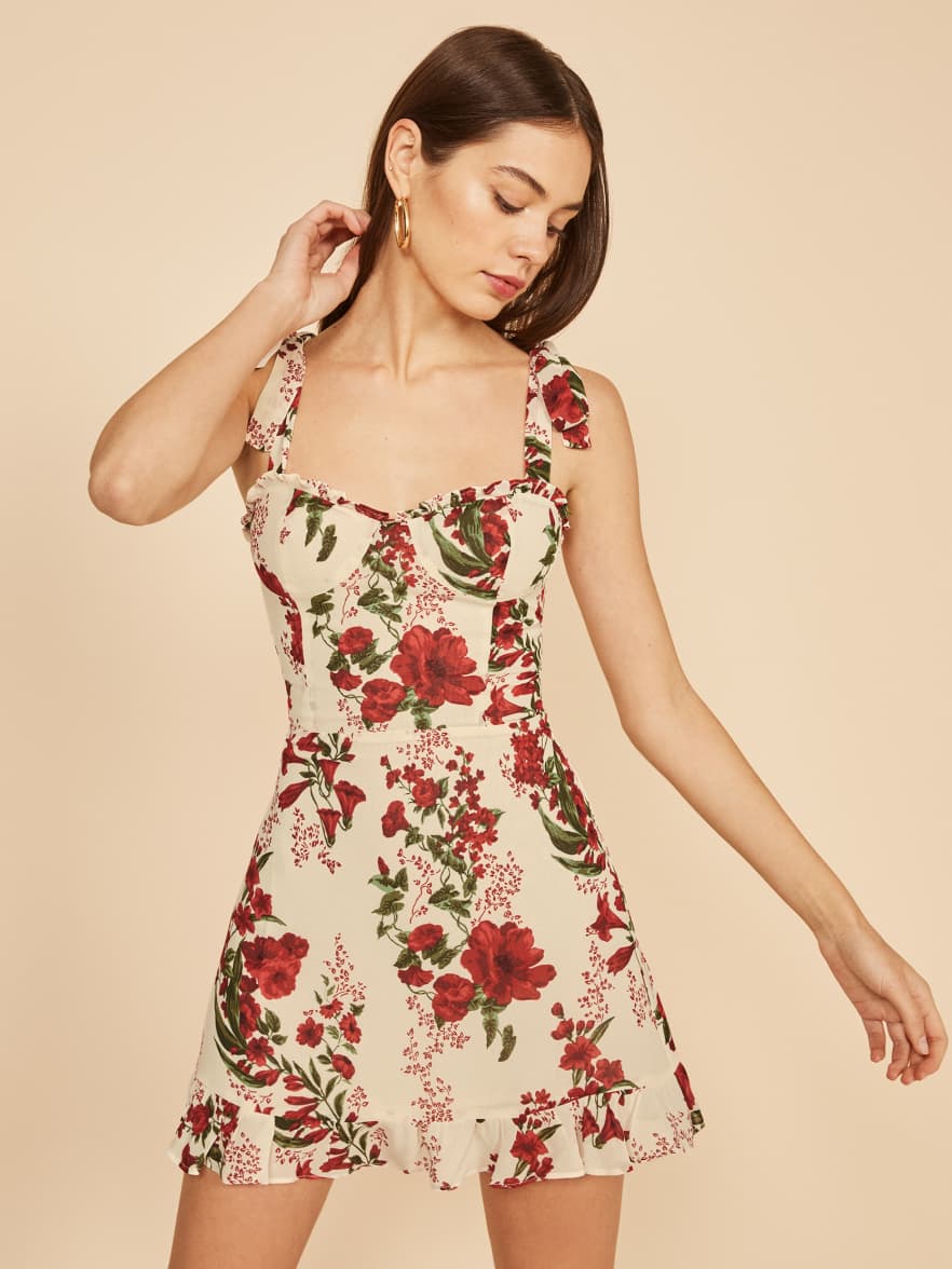 reformation cloud dress