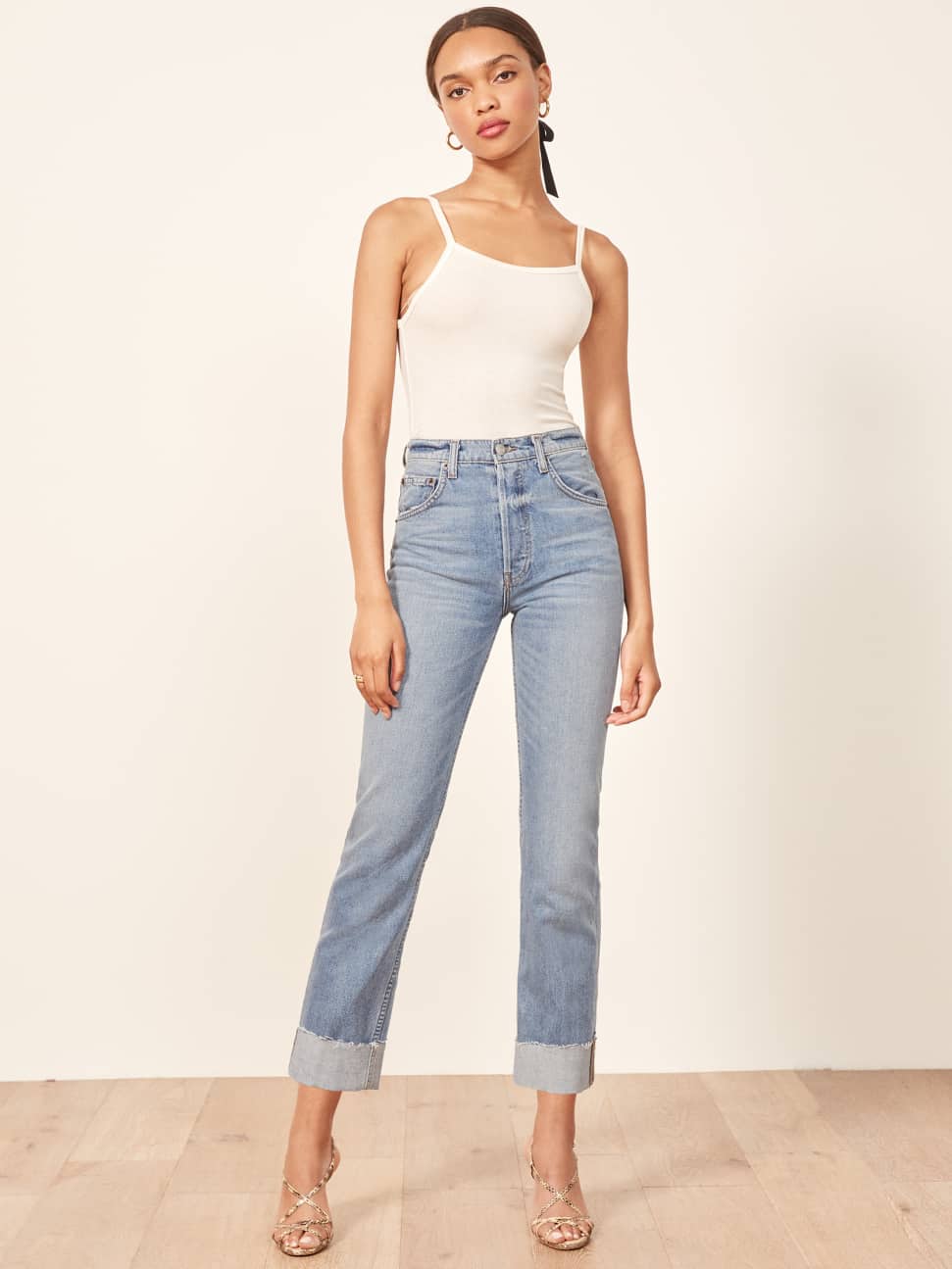 reformation cynthia high relaxed jean