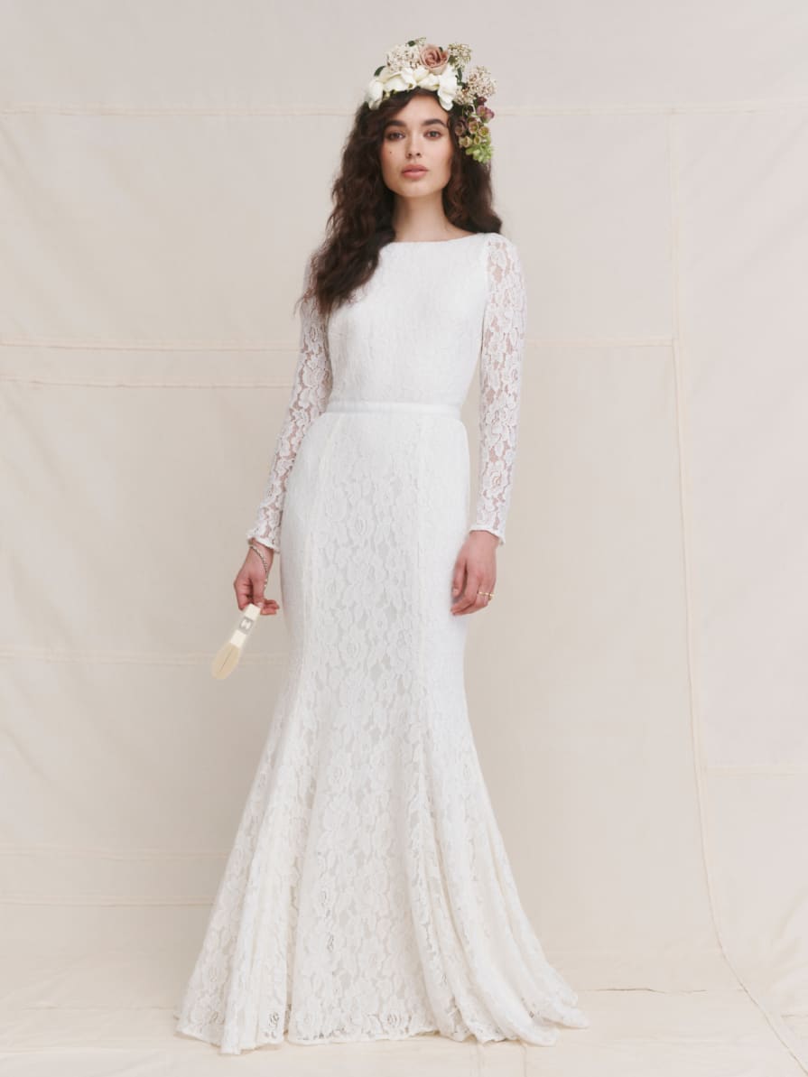 lace dress reformation