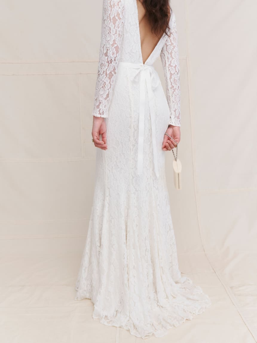 lace dress reformation