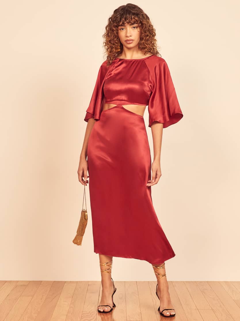 reformation bell dress