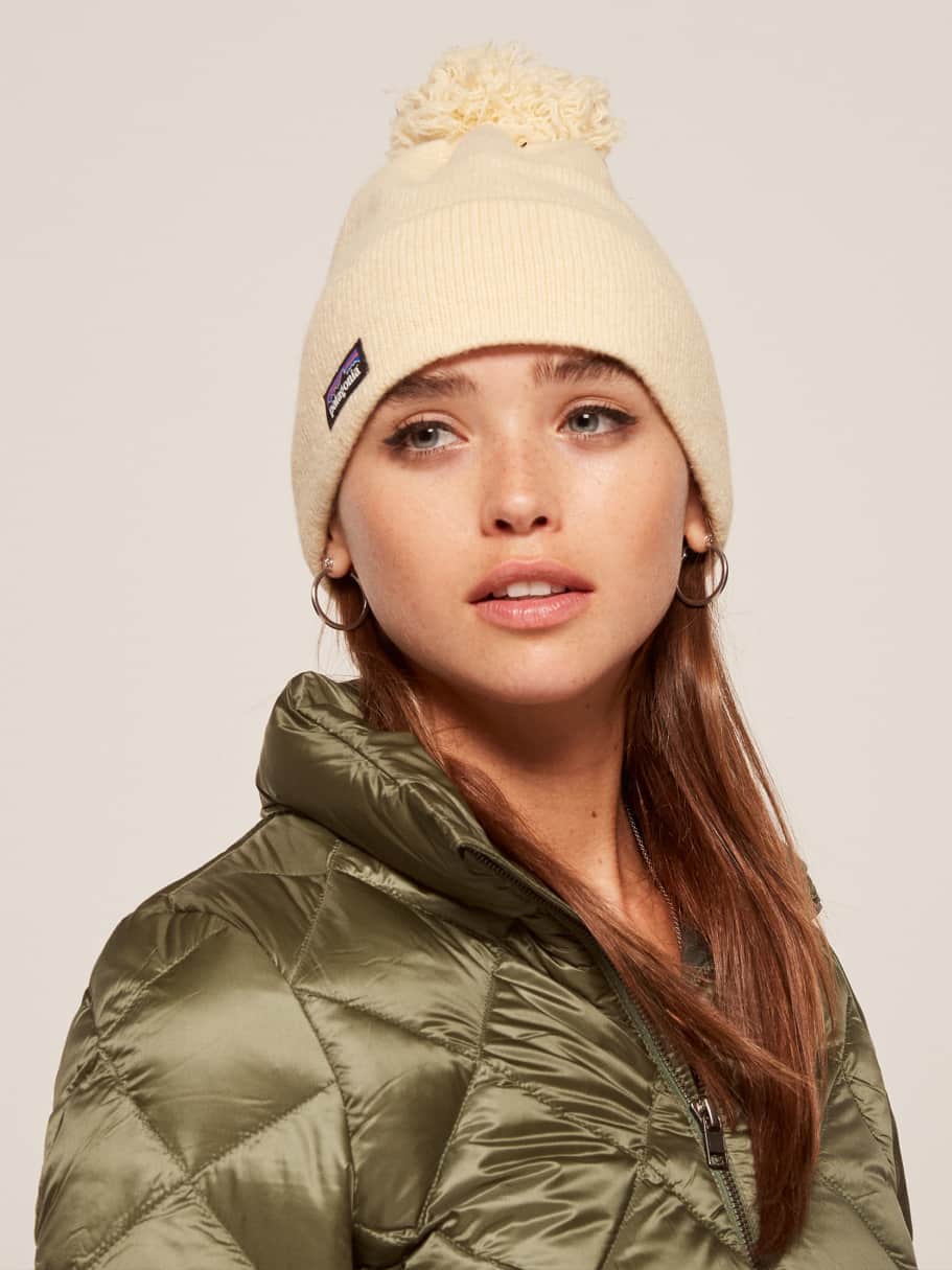 patagonia pom pom beanie