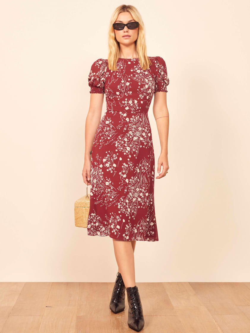 reformation lee dress