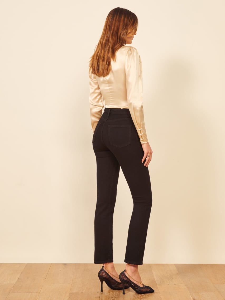 reformation liza jeans