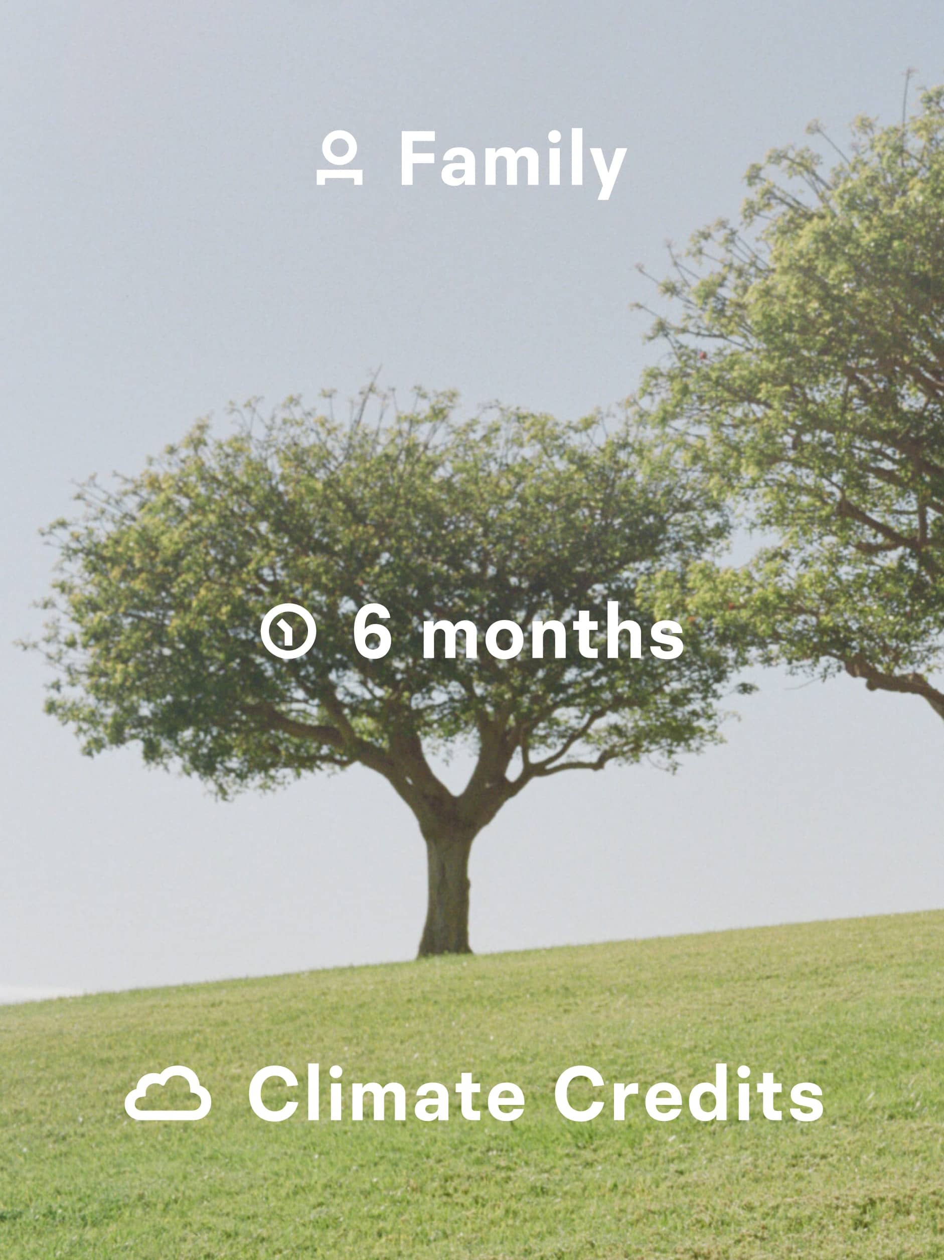 Assorted Family 6-Month Climate Credit