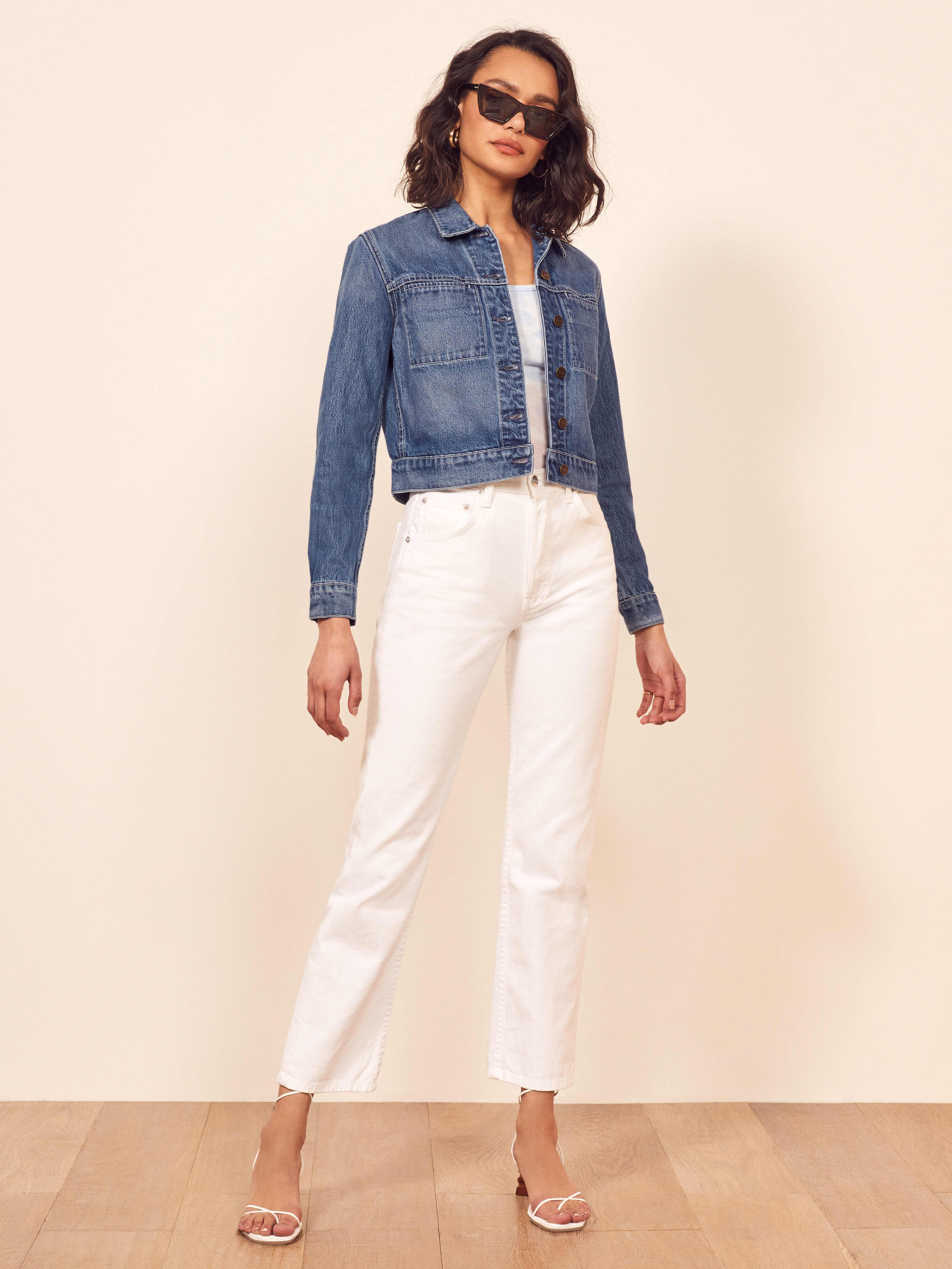 reformation denim jacket