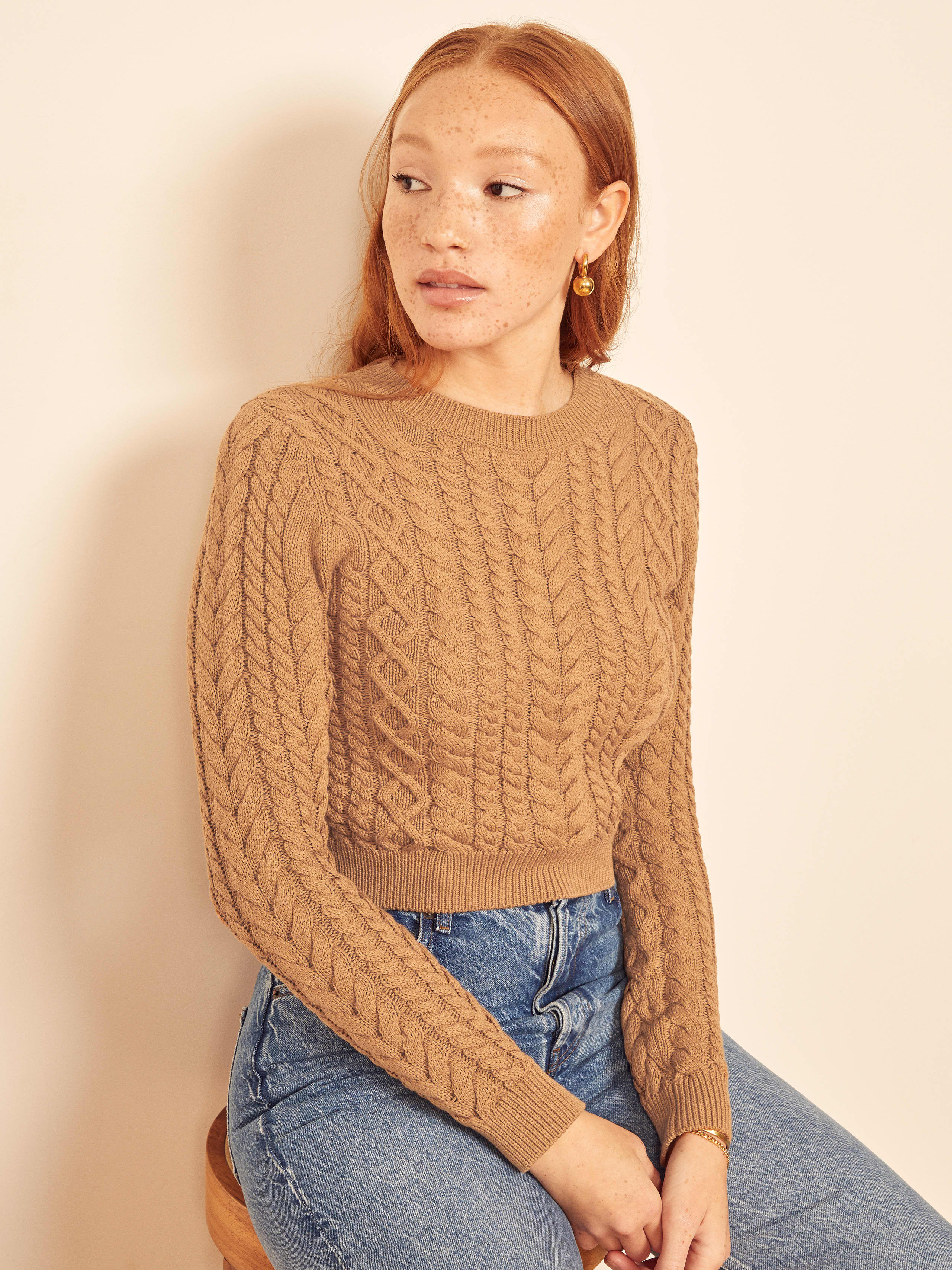 Dauphine Cable Knit Sweater 