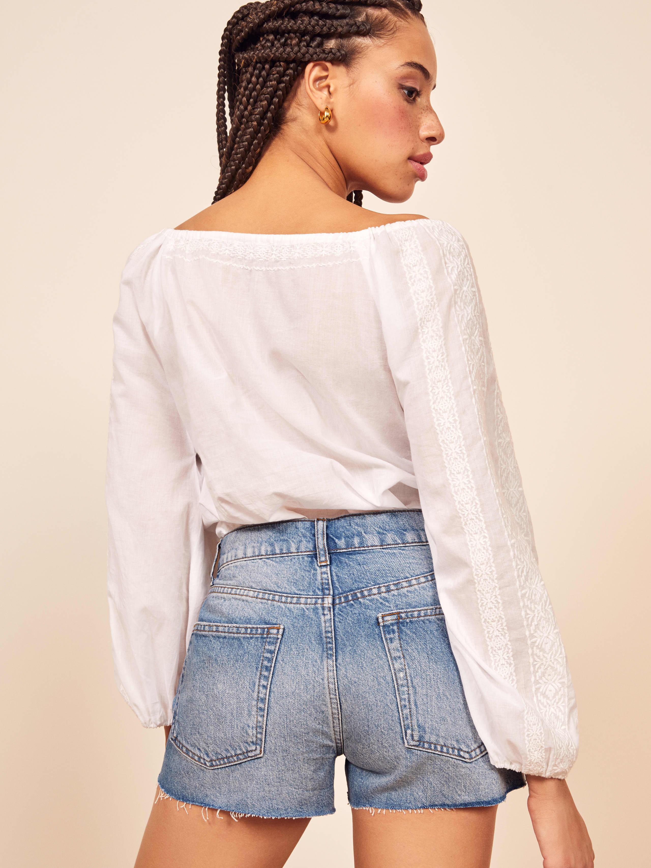 Shasta Destroyed Dixie High Rise Jean Short