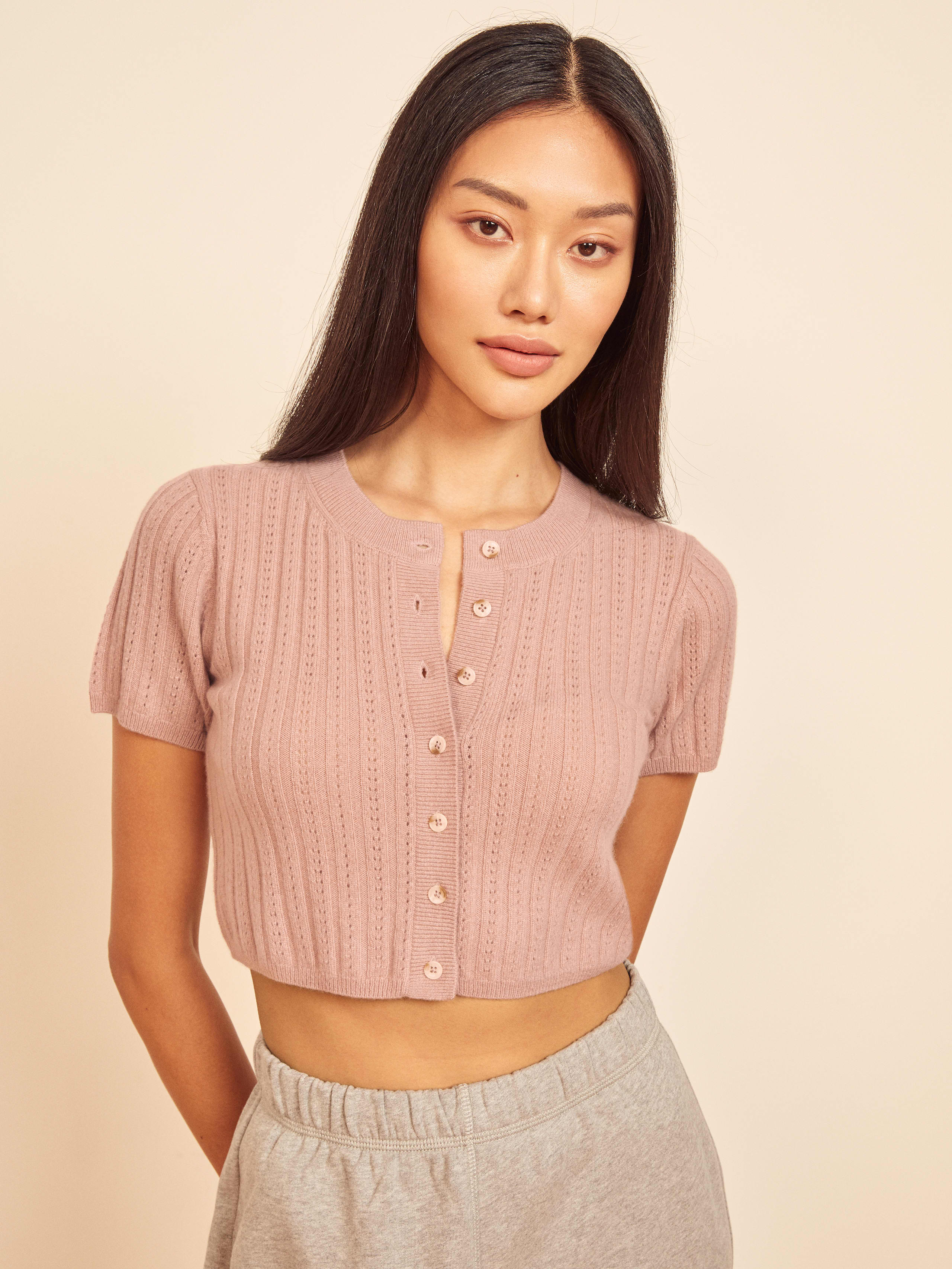 reformation germaine sweater