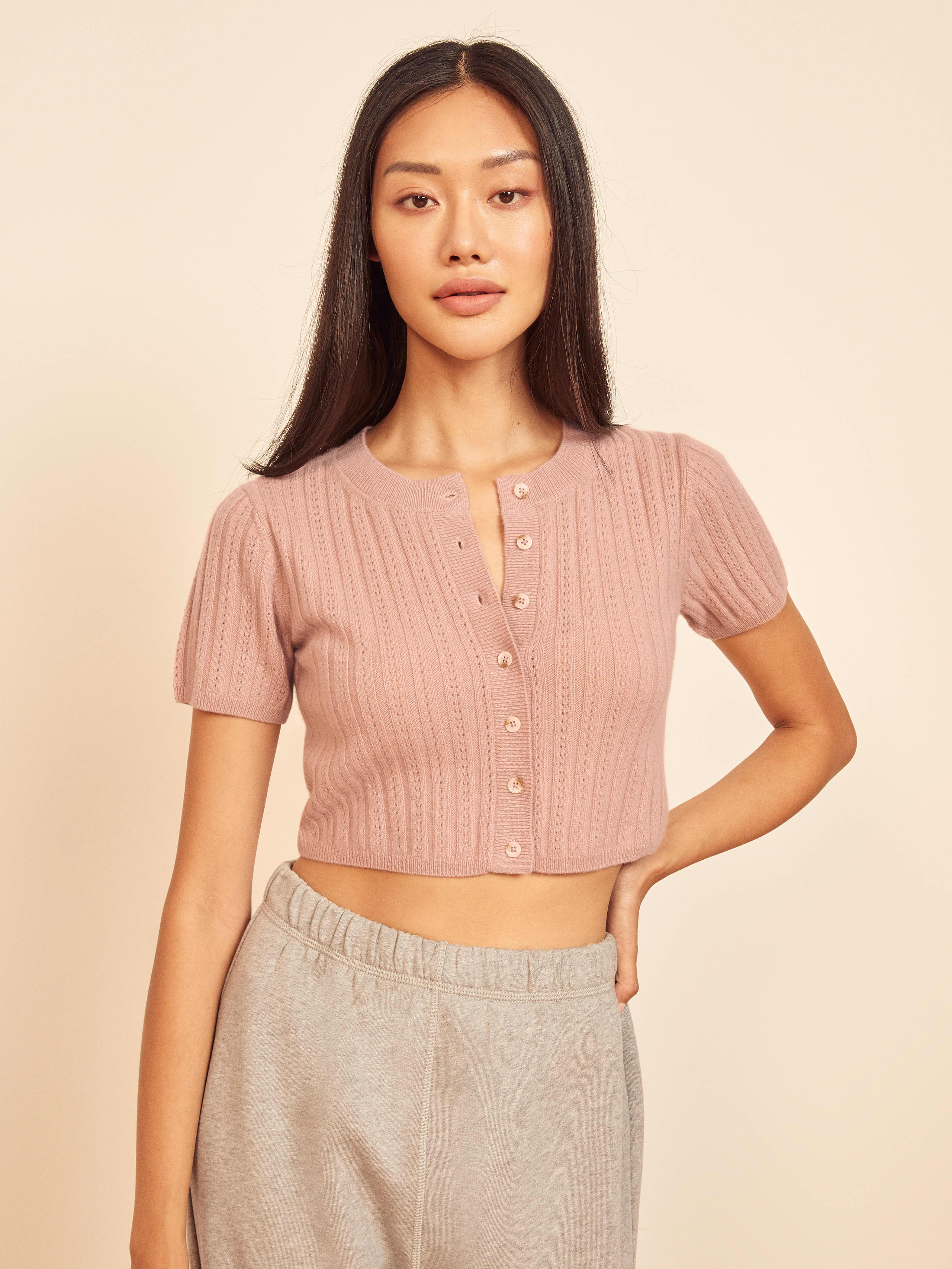reformation germaine sweater