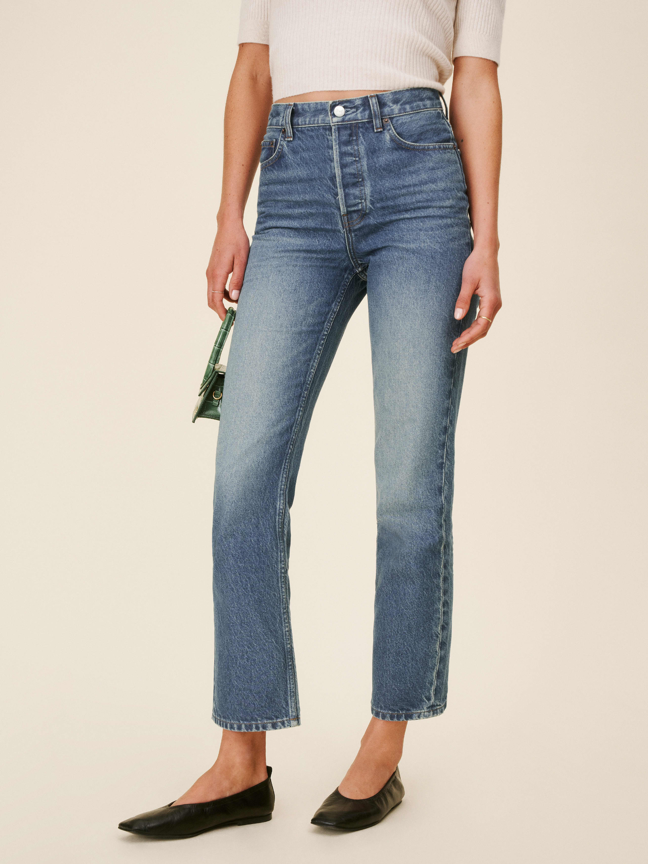 Hailey Trouser Jean - Sustainable Denim | Reformation