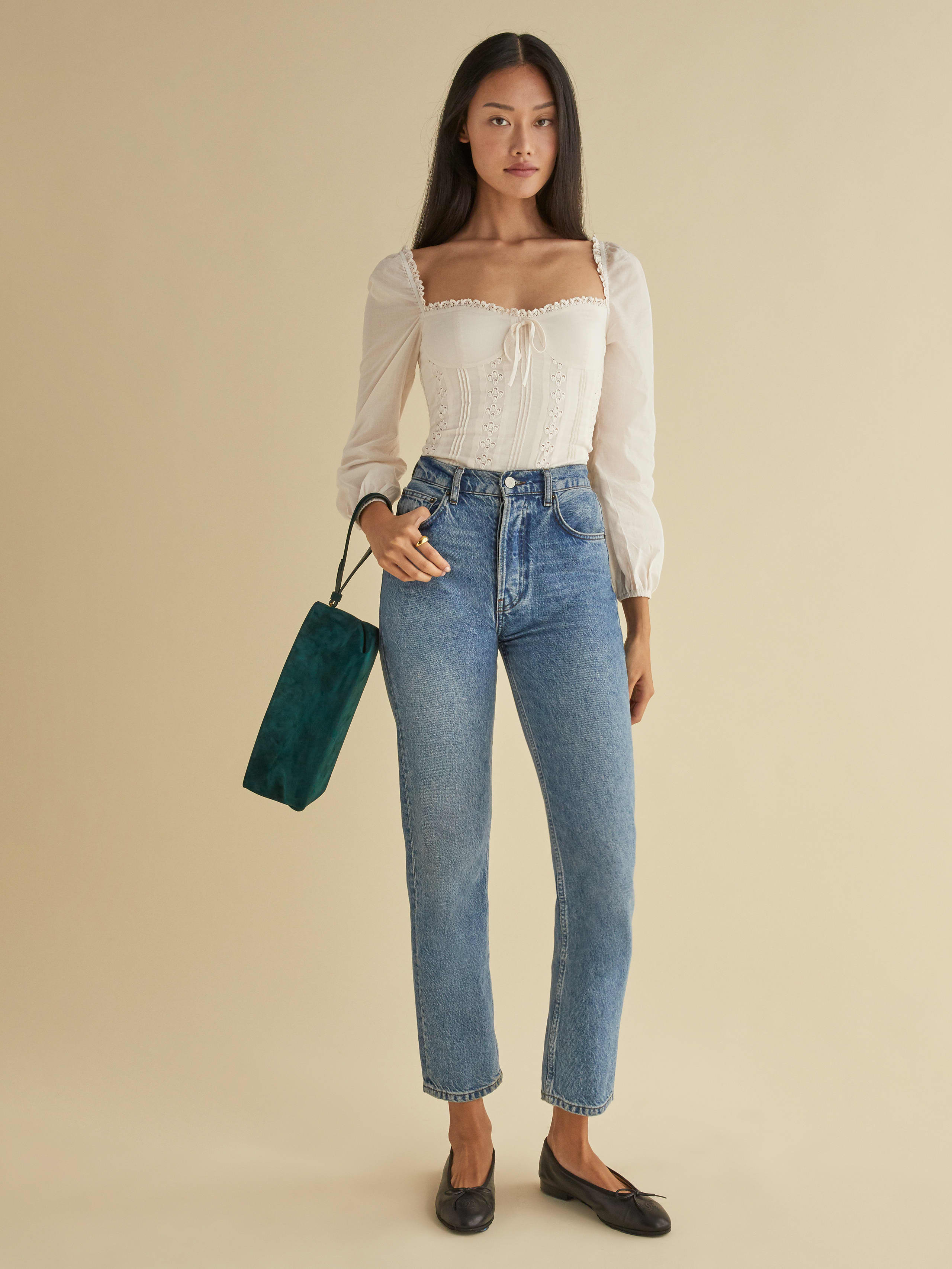 isadora blouse reformation