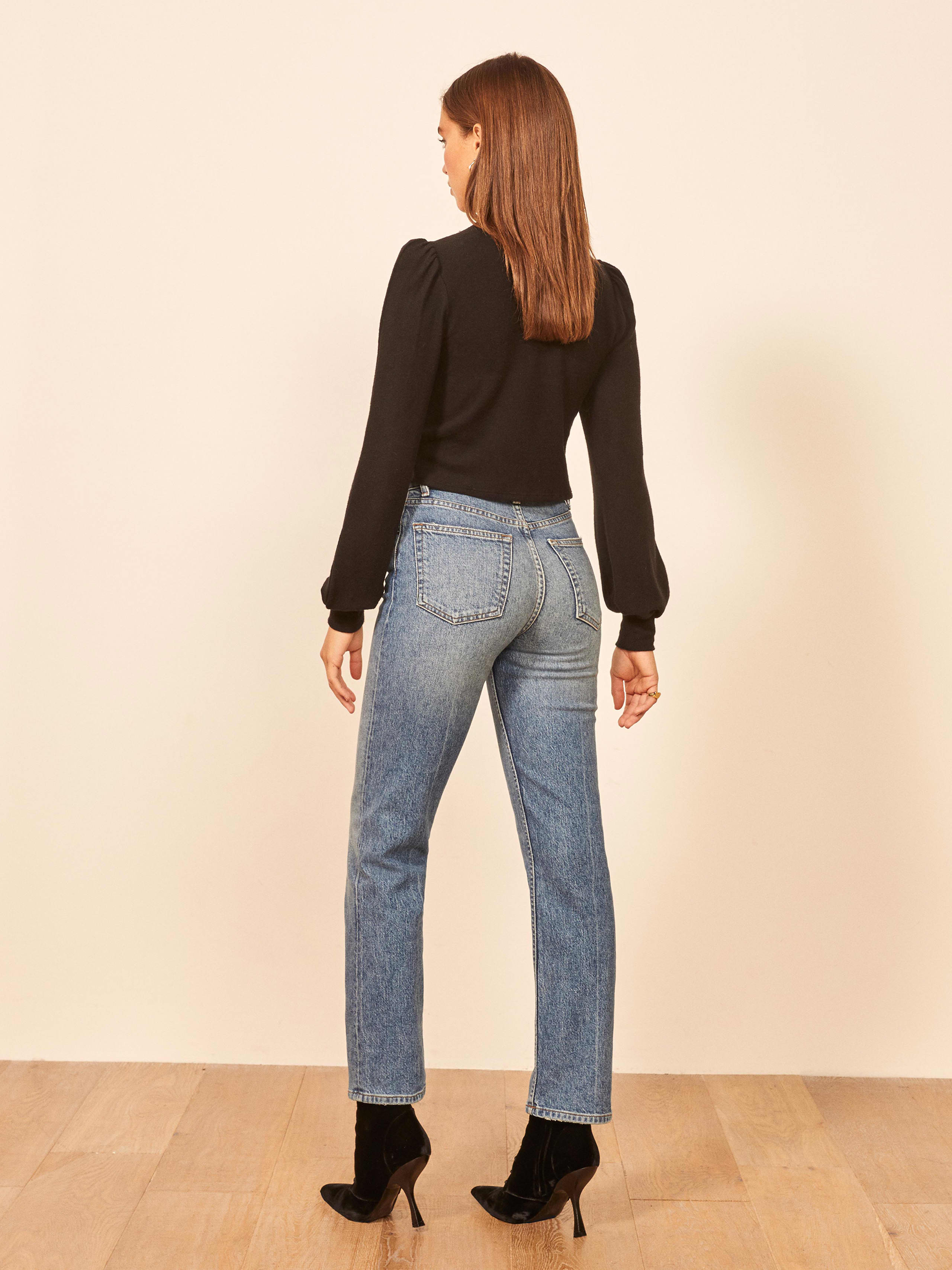 Juliet High Straight Relaxed Jean - Sustainable Denim | Reformation