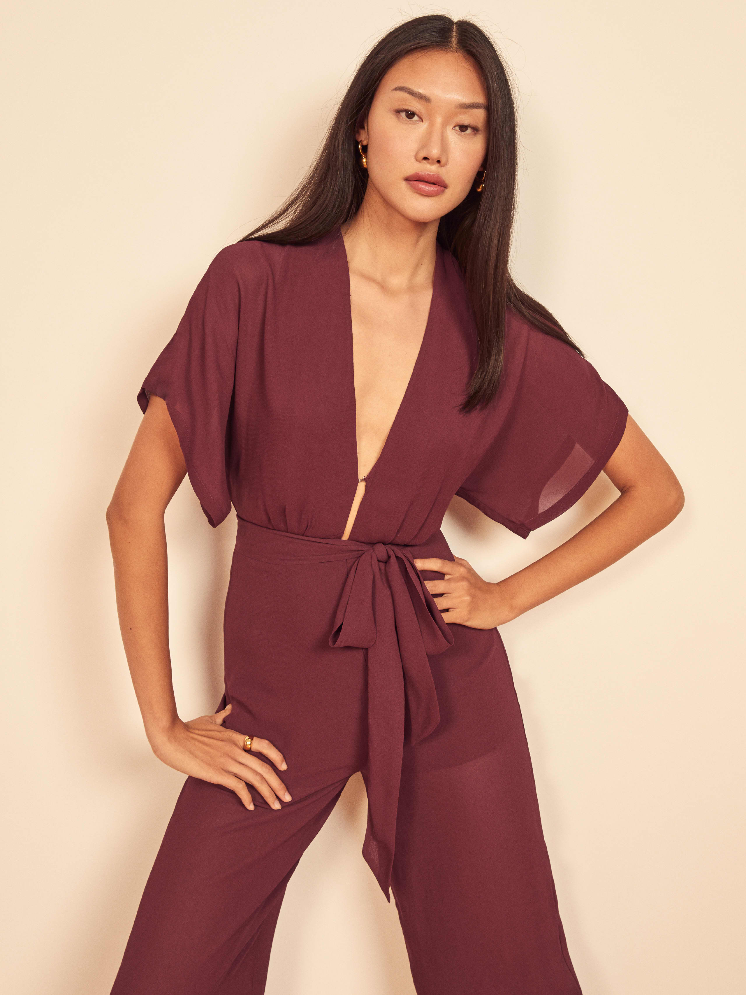 Plum Lemongrass Jumpsuit