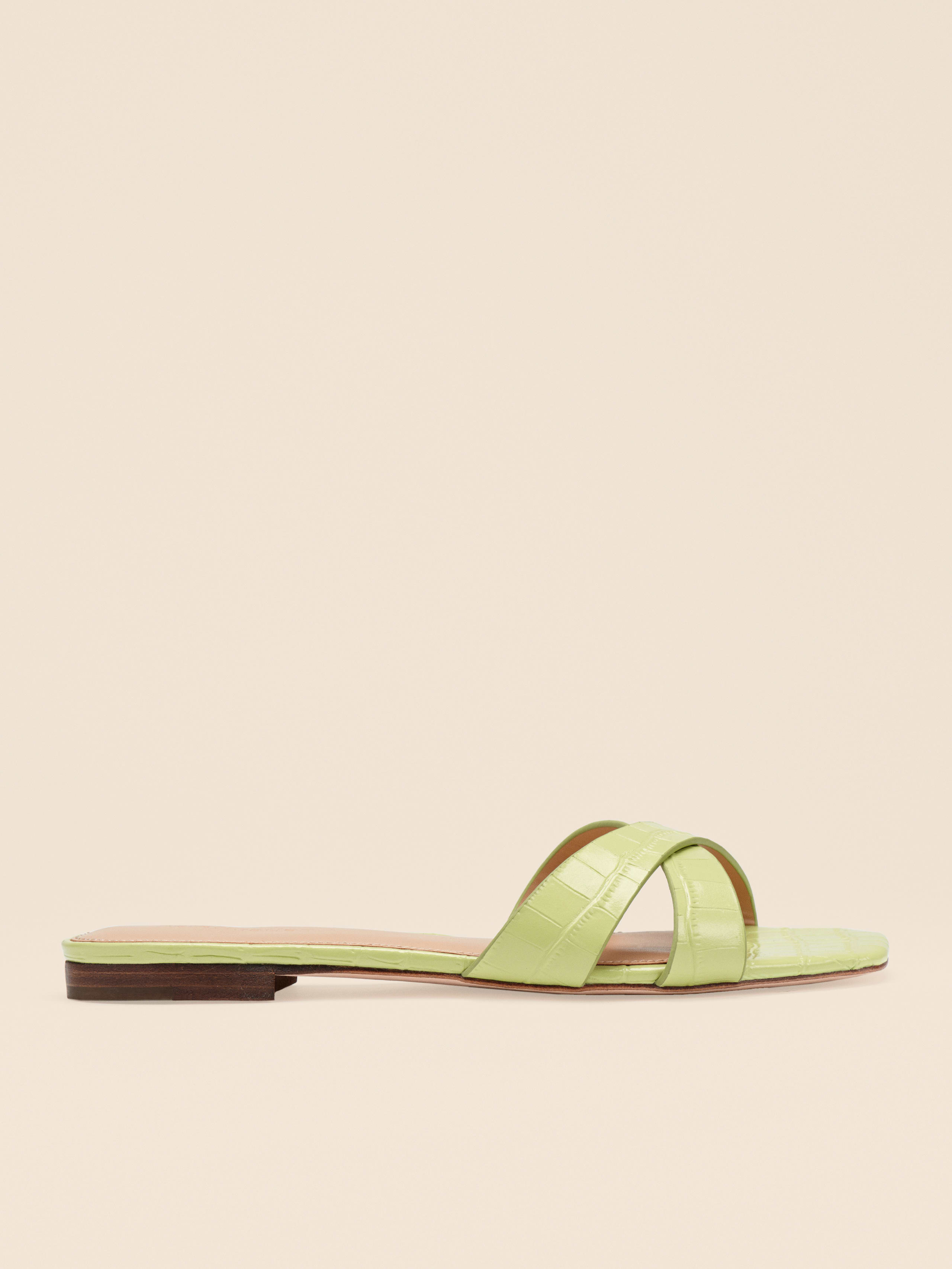 sandals with two thick straps