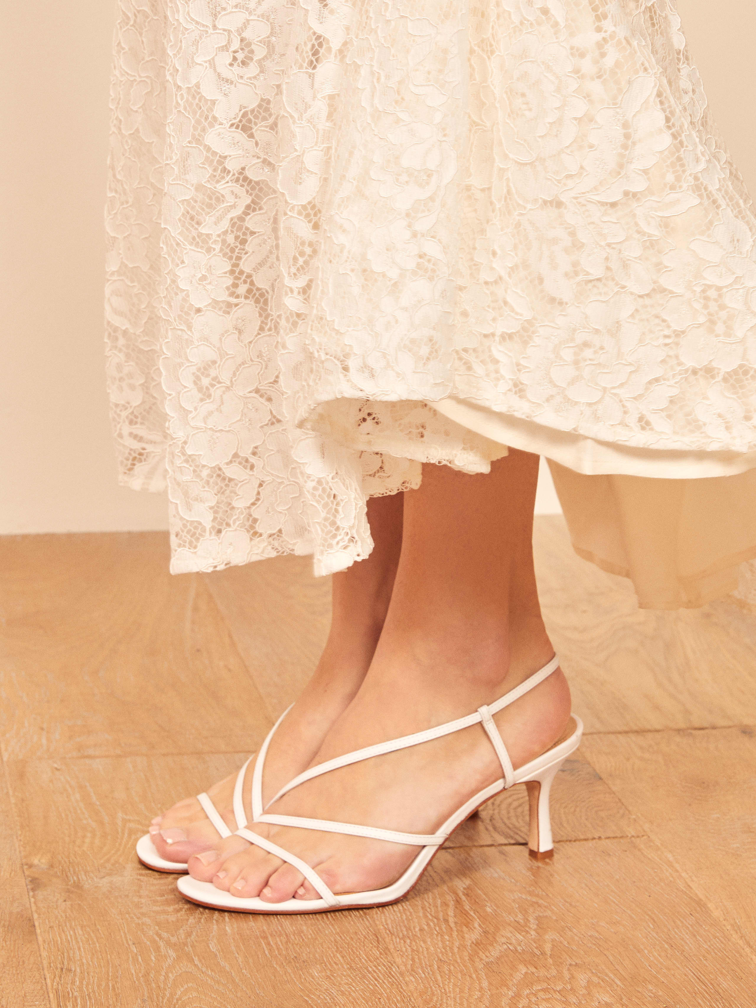 White Marylou Sandal