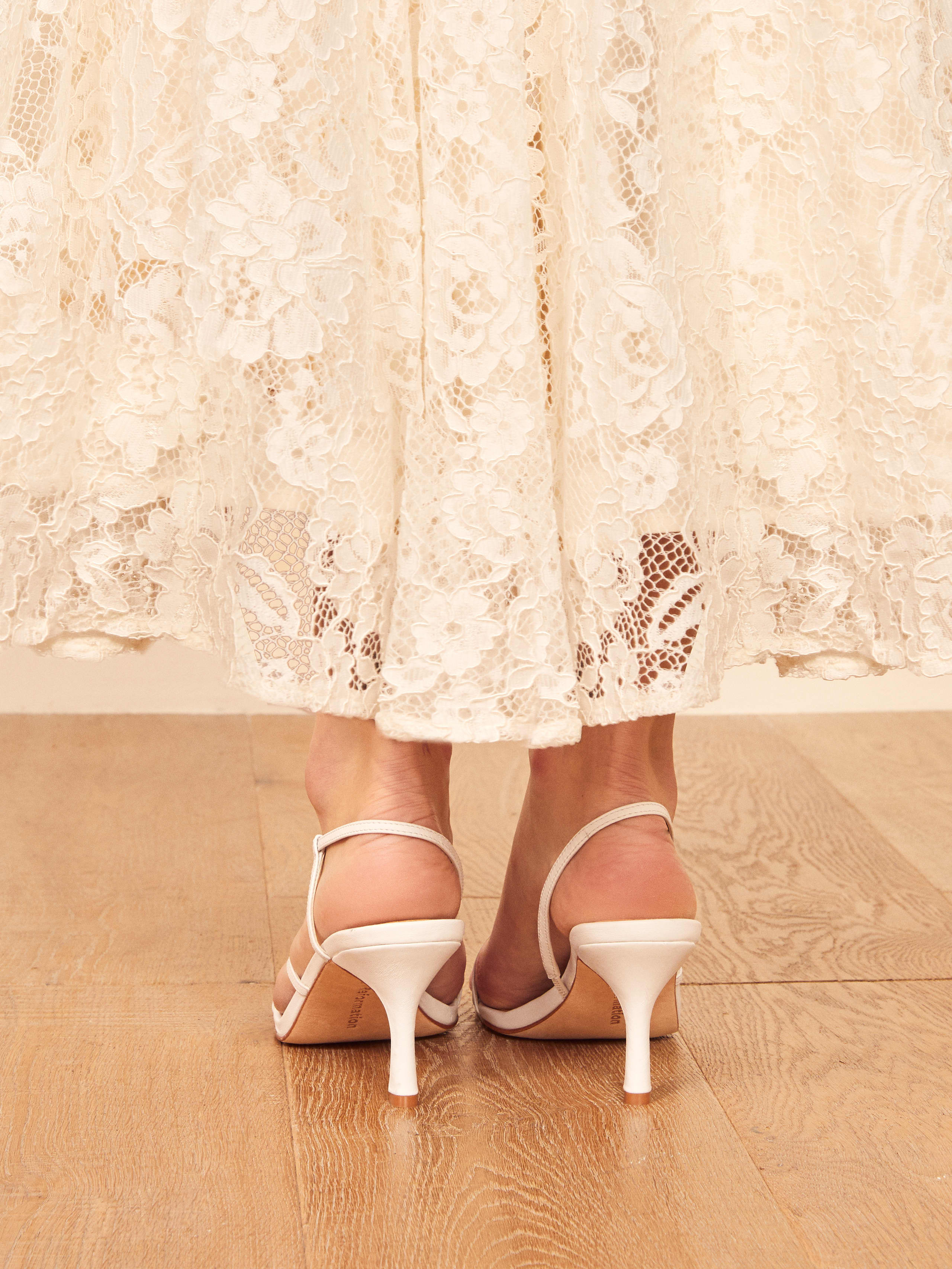 White Marylou Sandal