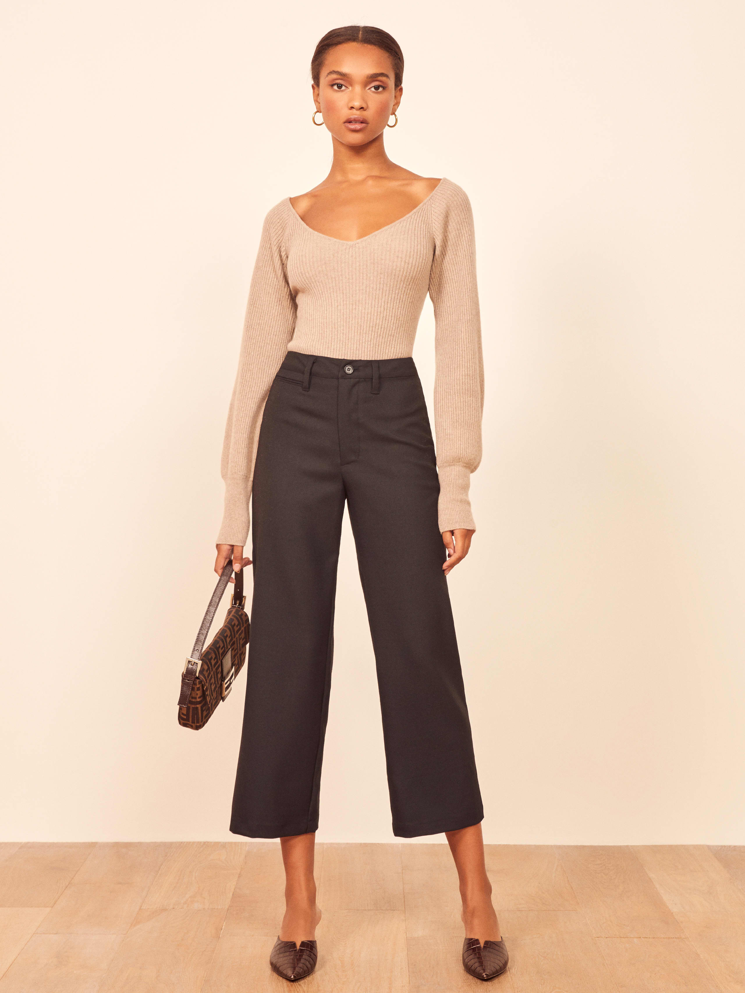 ["Black"] Peche Pant