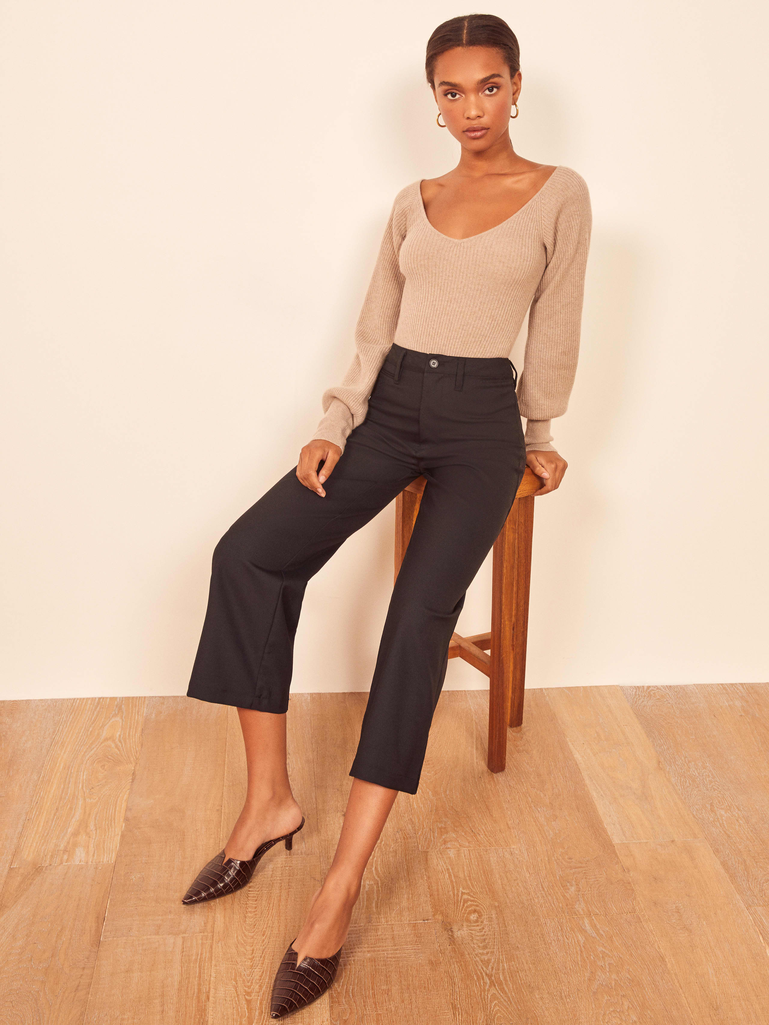 ["Black"] Peche Pant