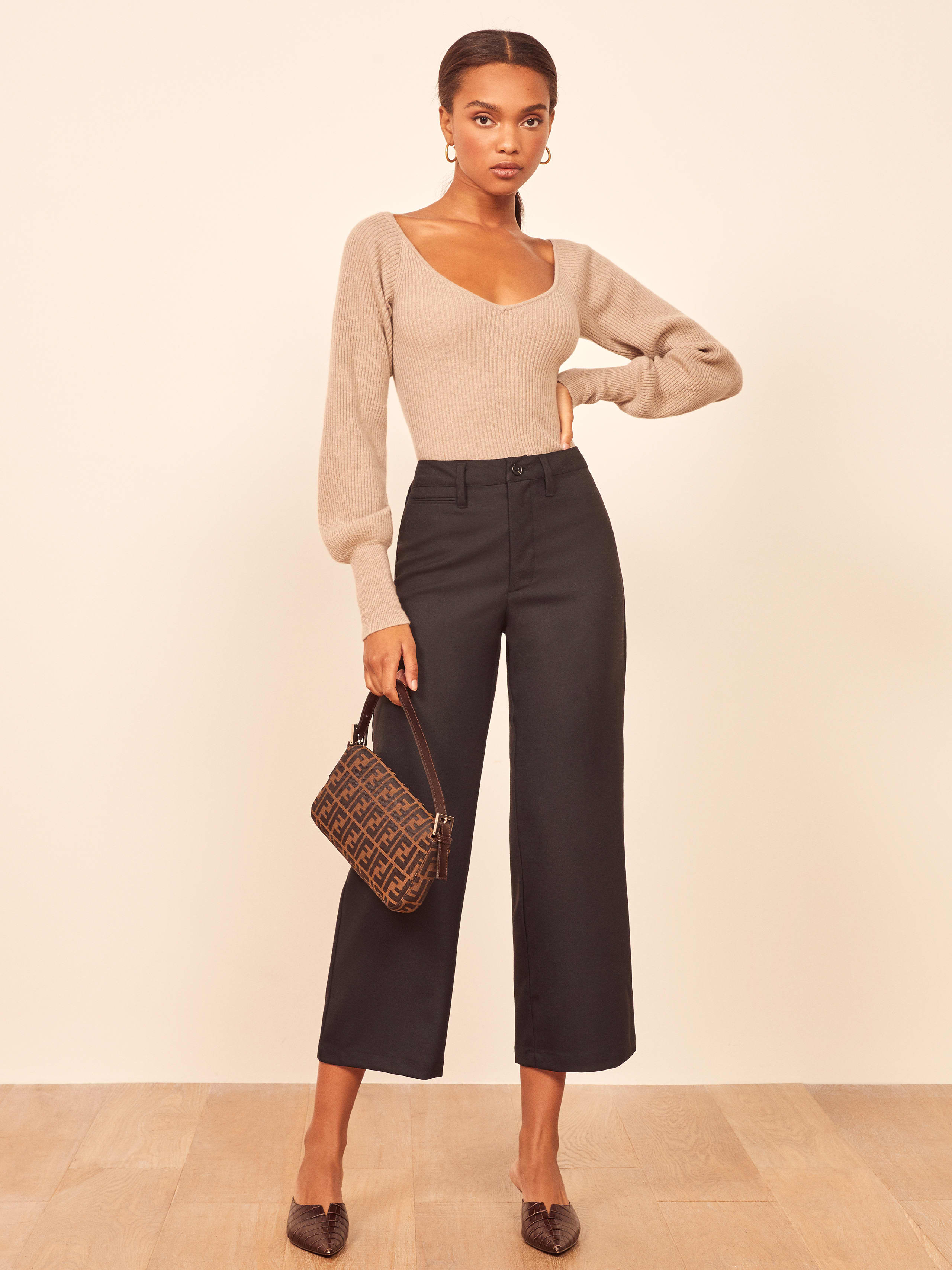 ["Black"] Peche Pant