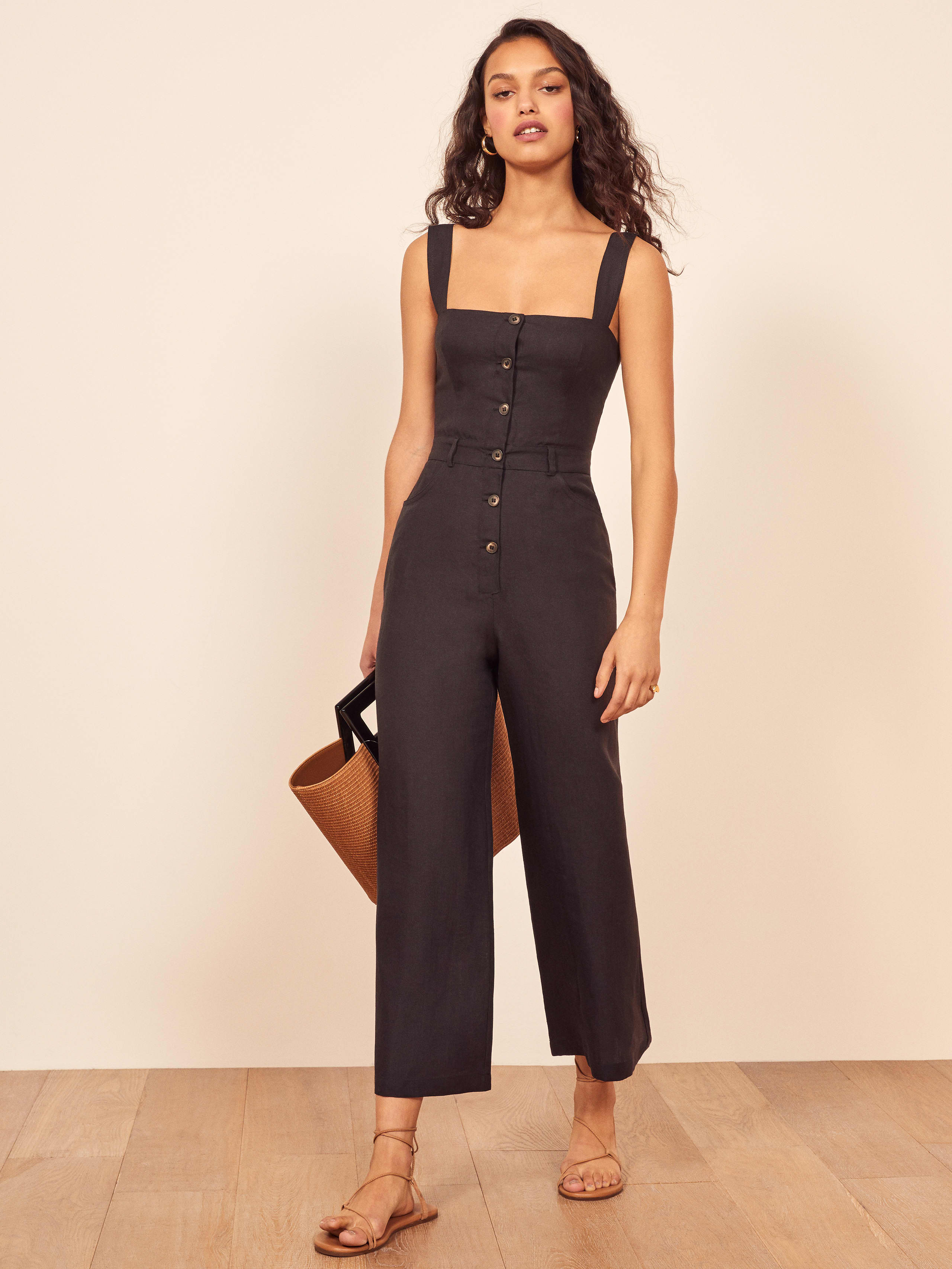 black jumpsuit afterpay