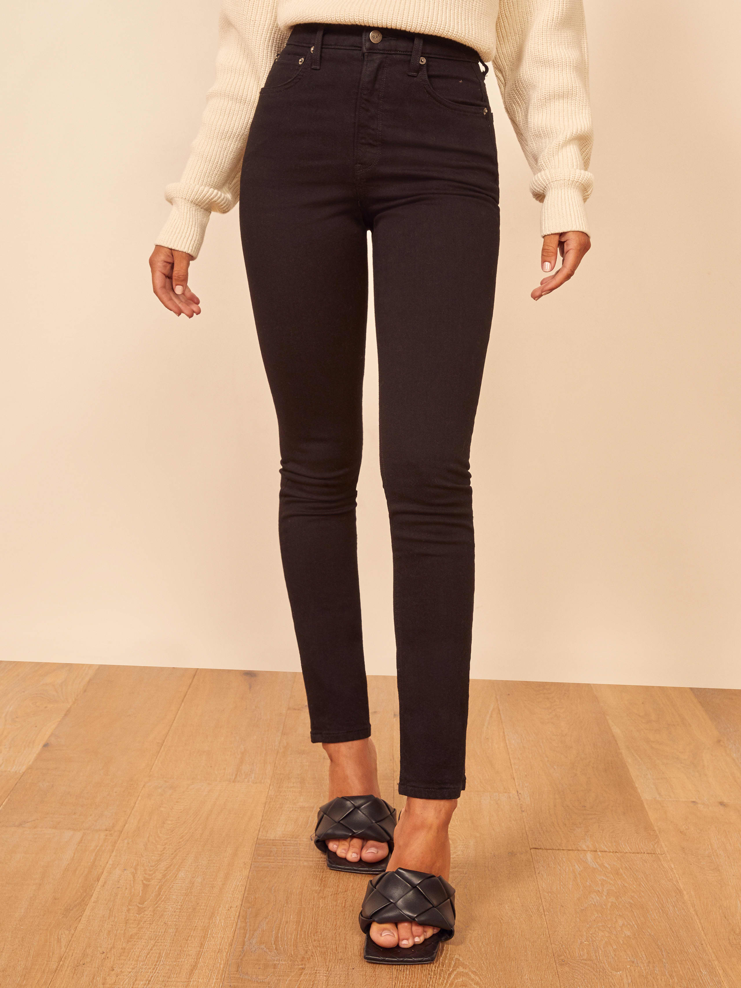 reformation high and skinny